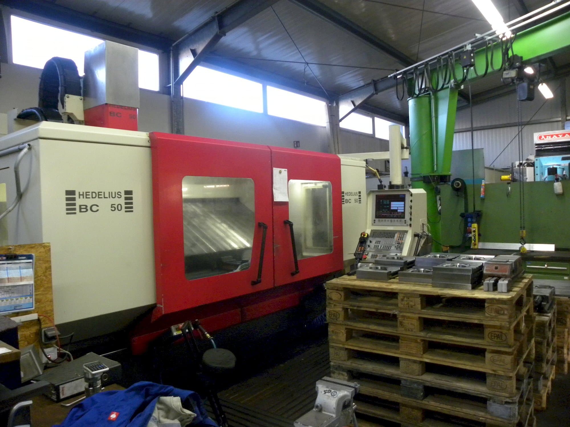 Koneen HEDELIUS BC-50 etunäkymä