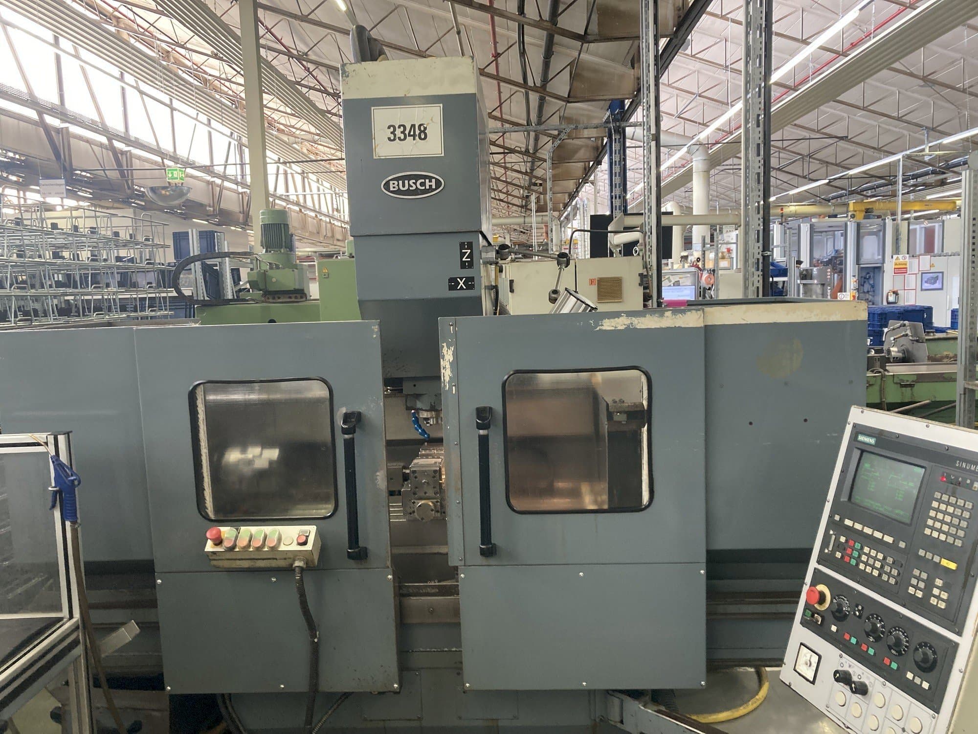 Koneen  BUSCH FB 1- 150 etunäkymä