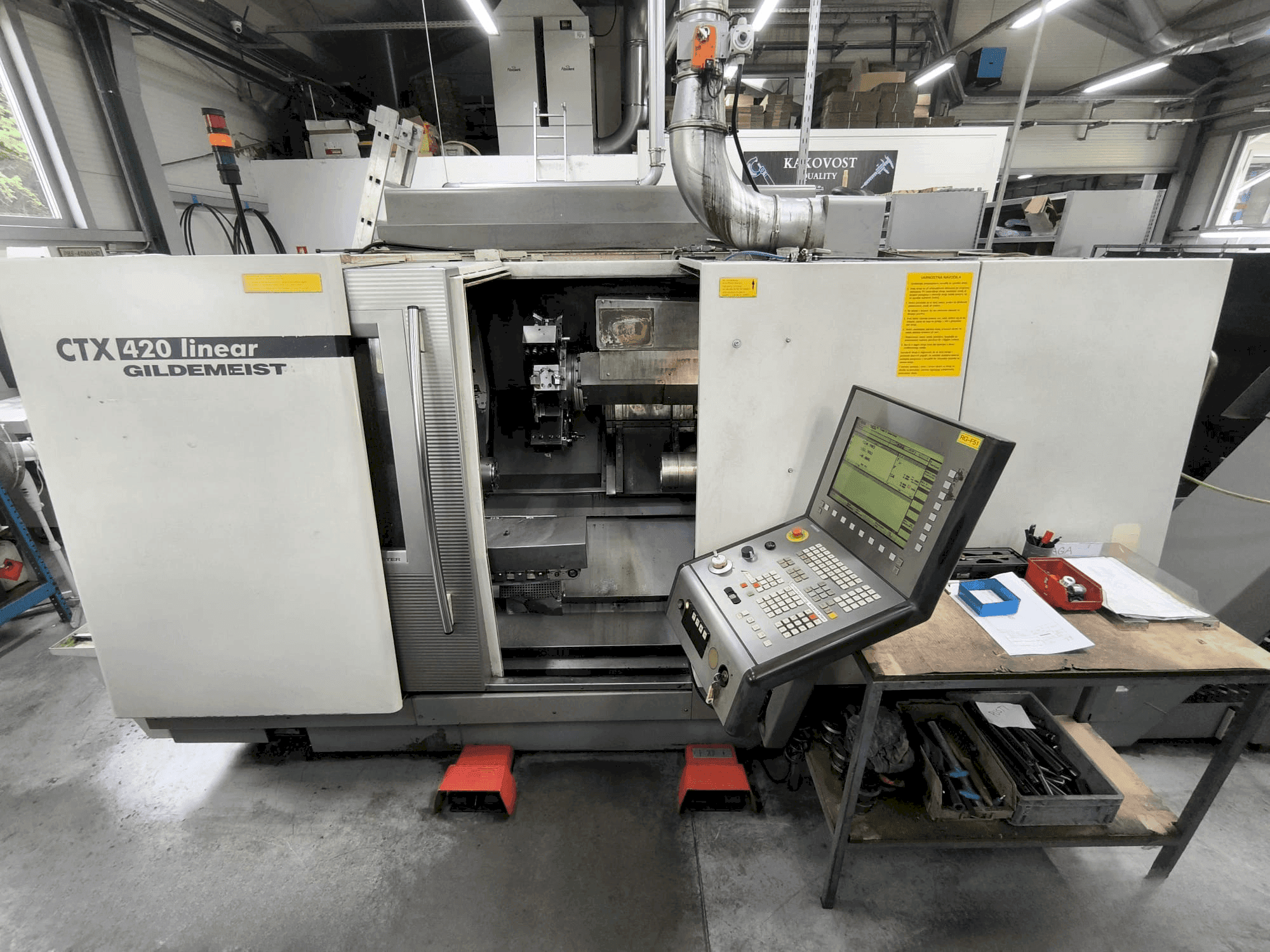 Koneen  Gildemeister GILDEMEISTER CTX 420 linear etunäkymä