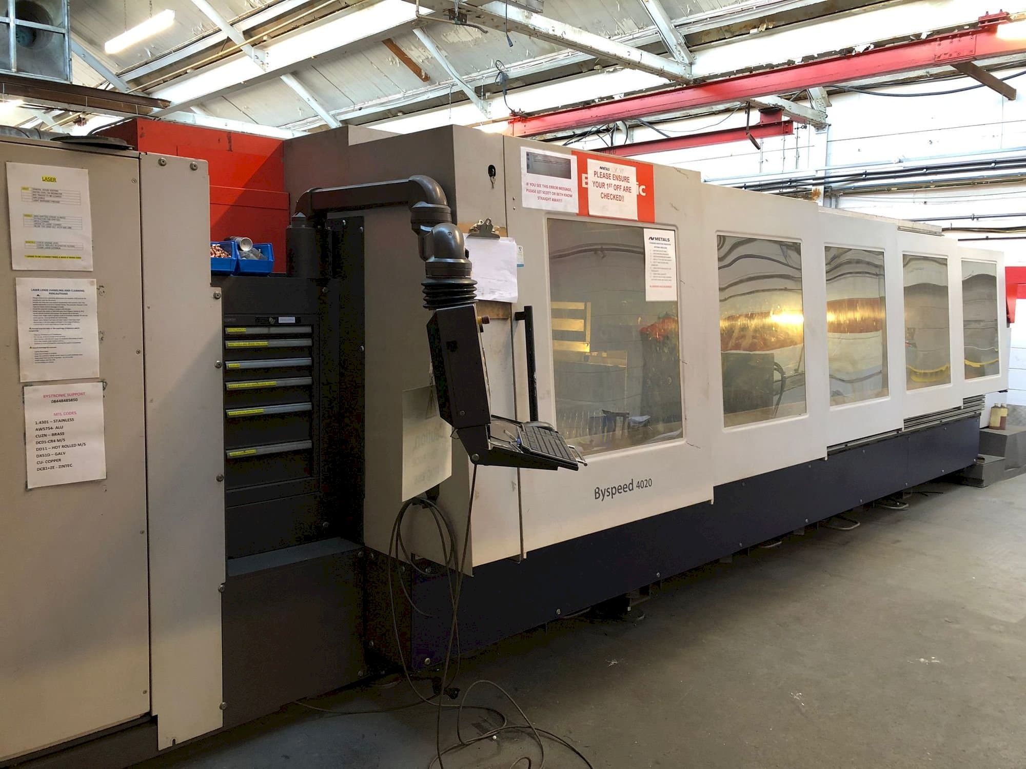 Koneen Bystronic BySpeed 4020 etunäkymä