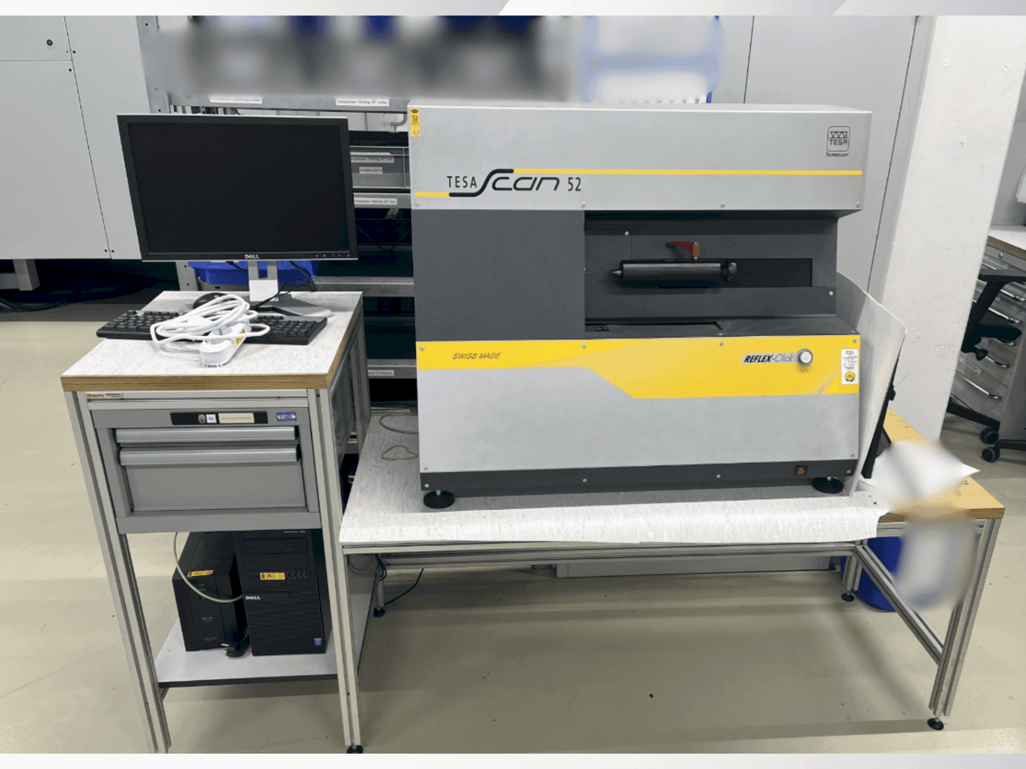 Koneen TESA Scan 52 etunäkymä