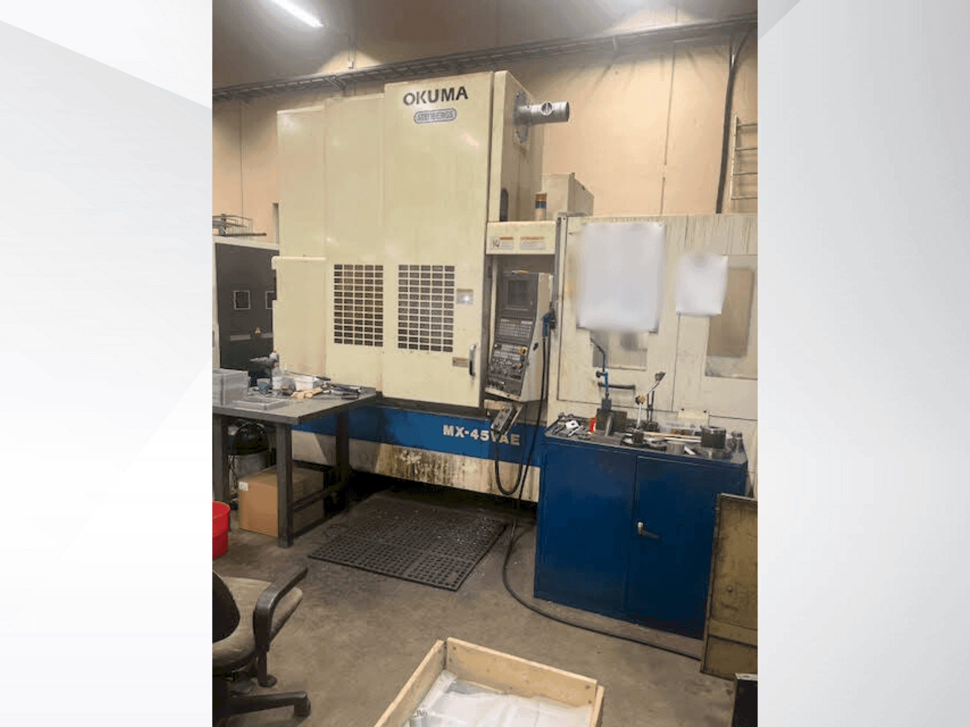 Koneen Okuma MX-45VAE etunäkymä