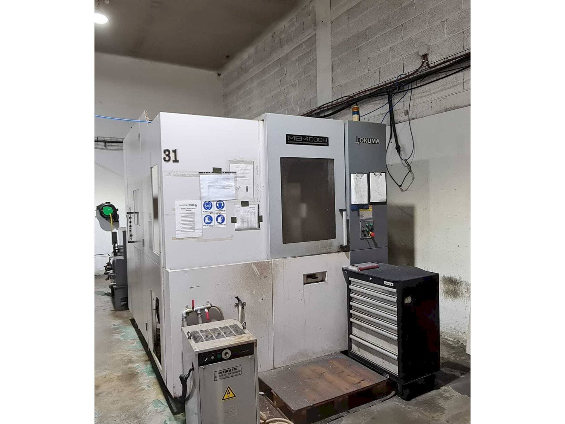 Koneen Okuma MB-4000H etunäkymä