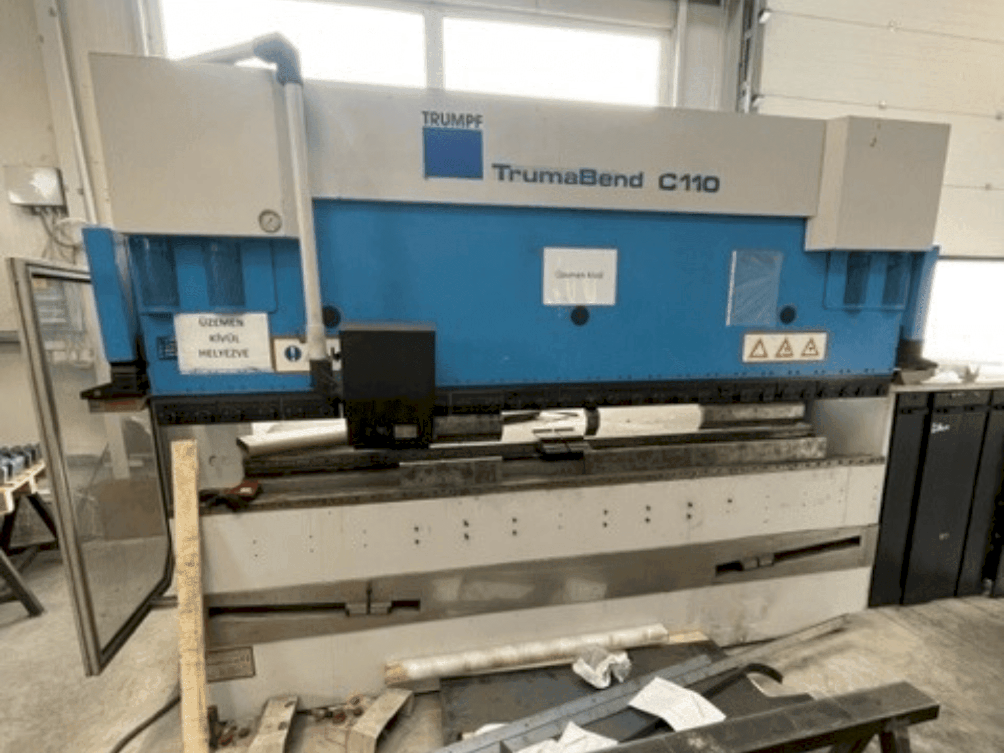 Koneen TRUMPF TrumaBend C110 etunäkymä
