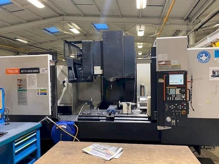 Koneen  Mazak MTV 655/60N etunäkymä