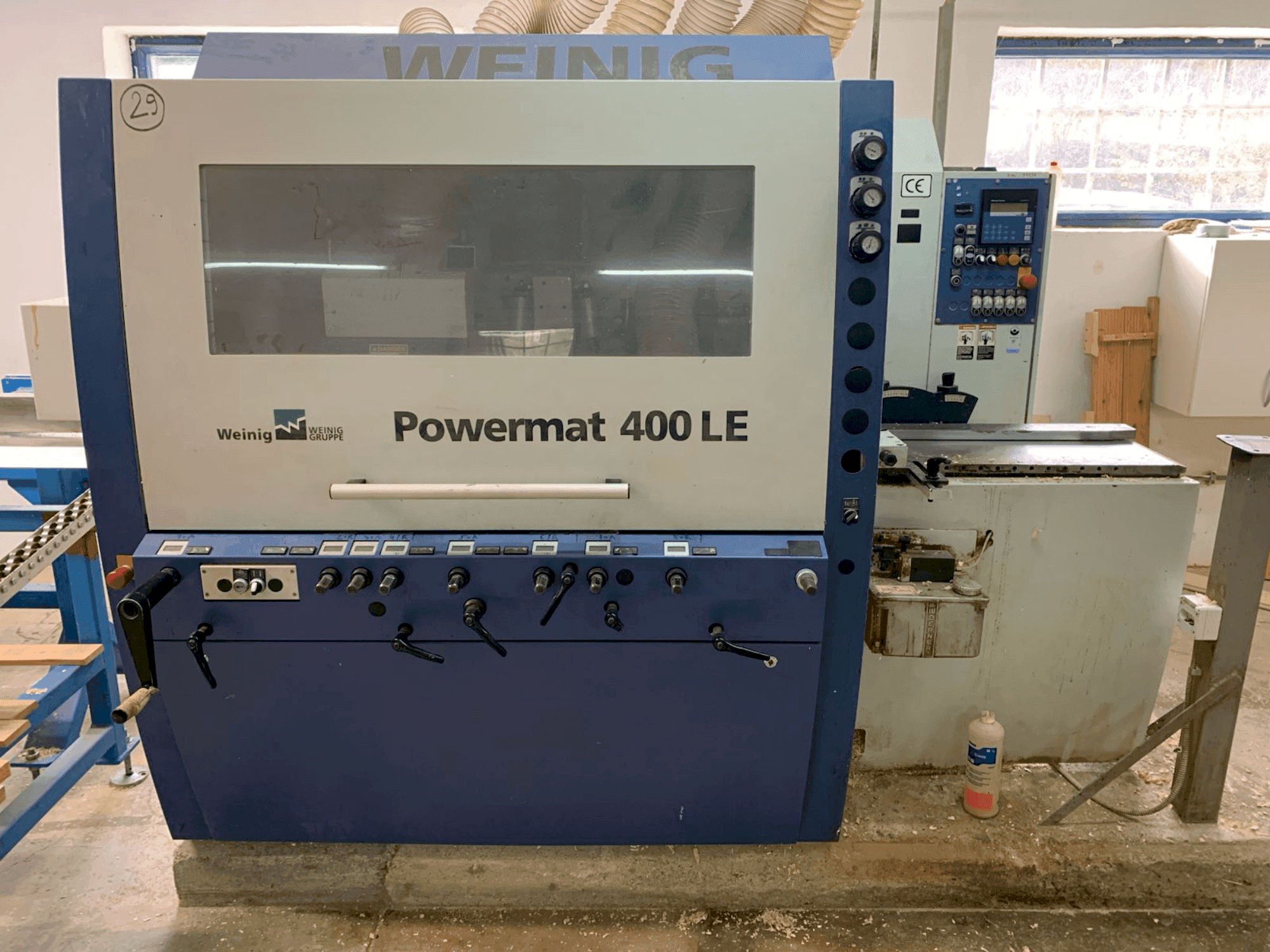 Koneen  WEINIG / DIMTER POWERMAT 400LE etunäkymä