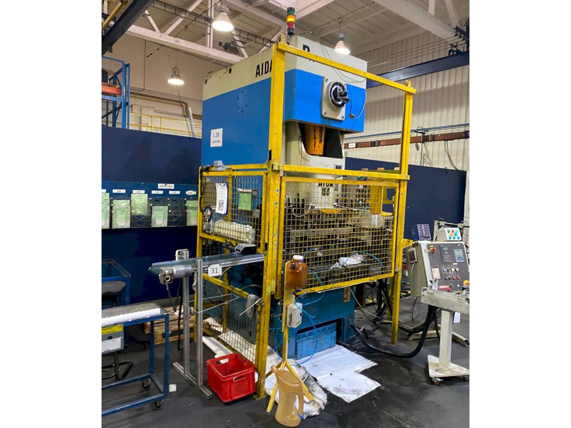 Koneen  AIDA NC 1-150 etunäkymä