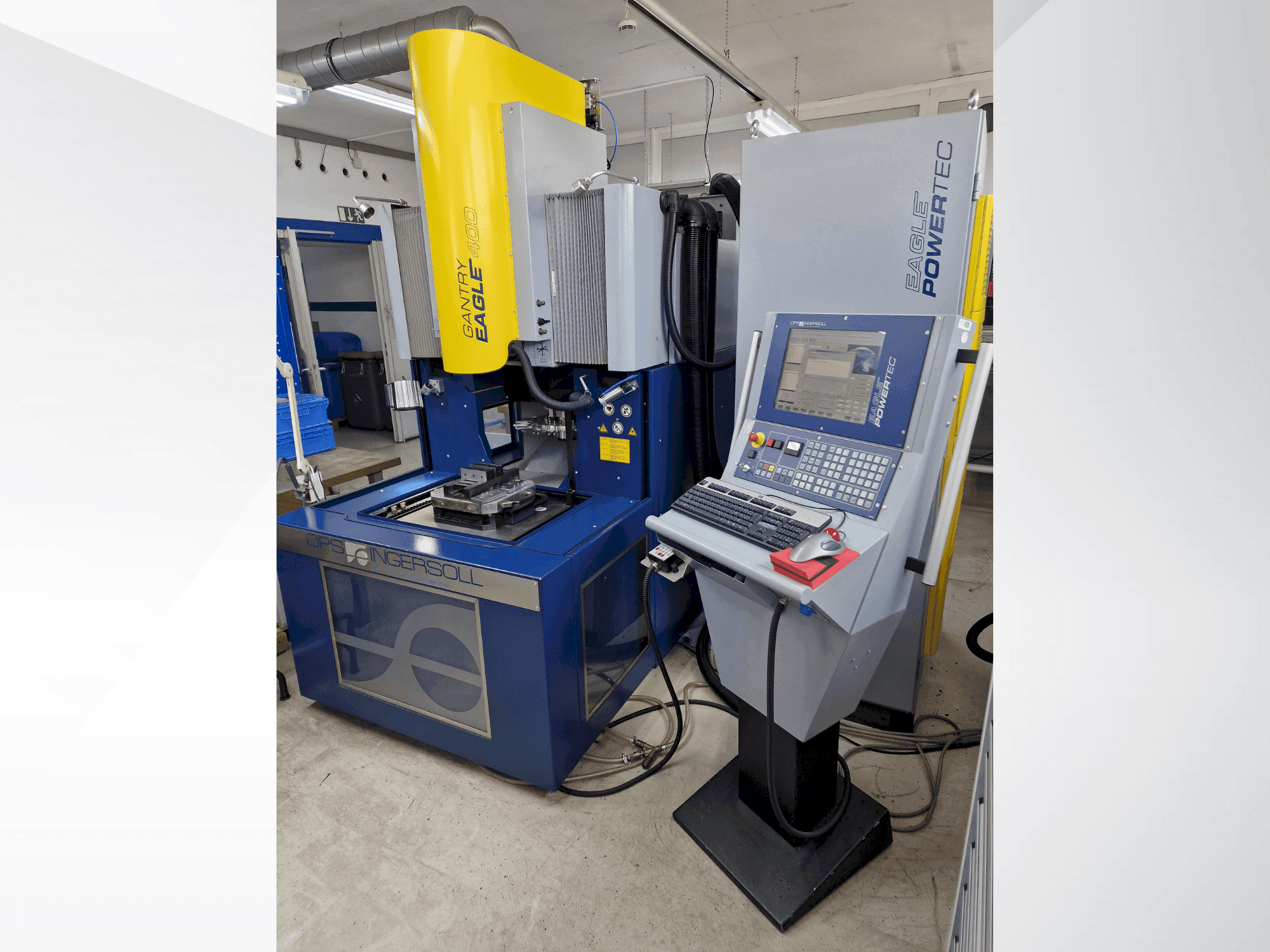 Koneen  OPS INGERSOLL Eagle 400 etunäkymä