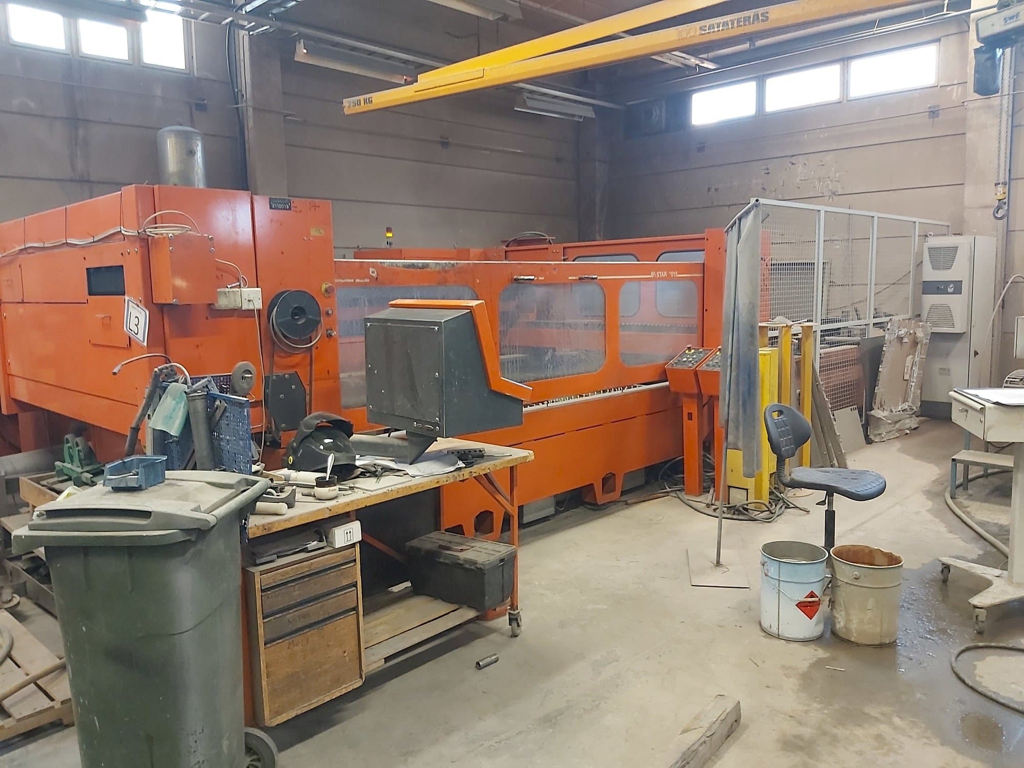 Koneen Bystronic BTL 3500 etunäkymä