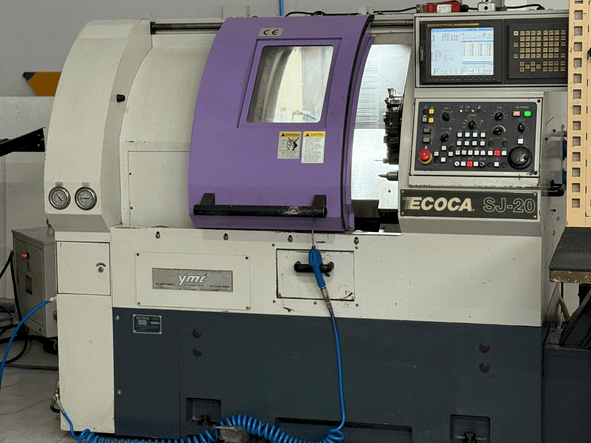 Koneen ECOCA SJ-20 etunäkymä