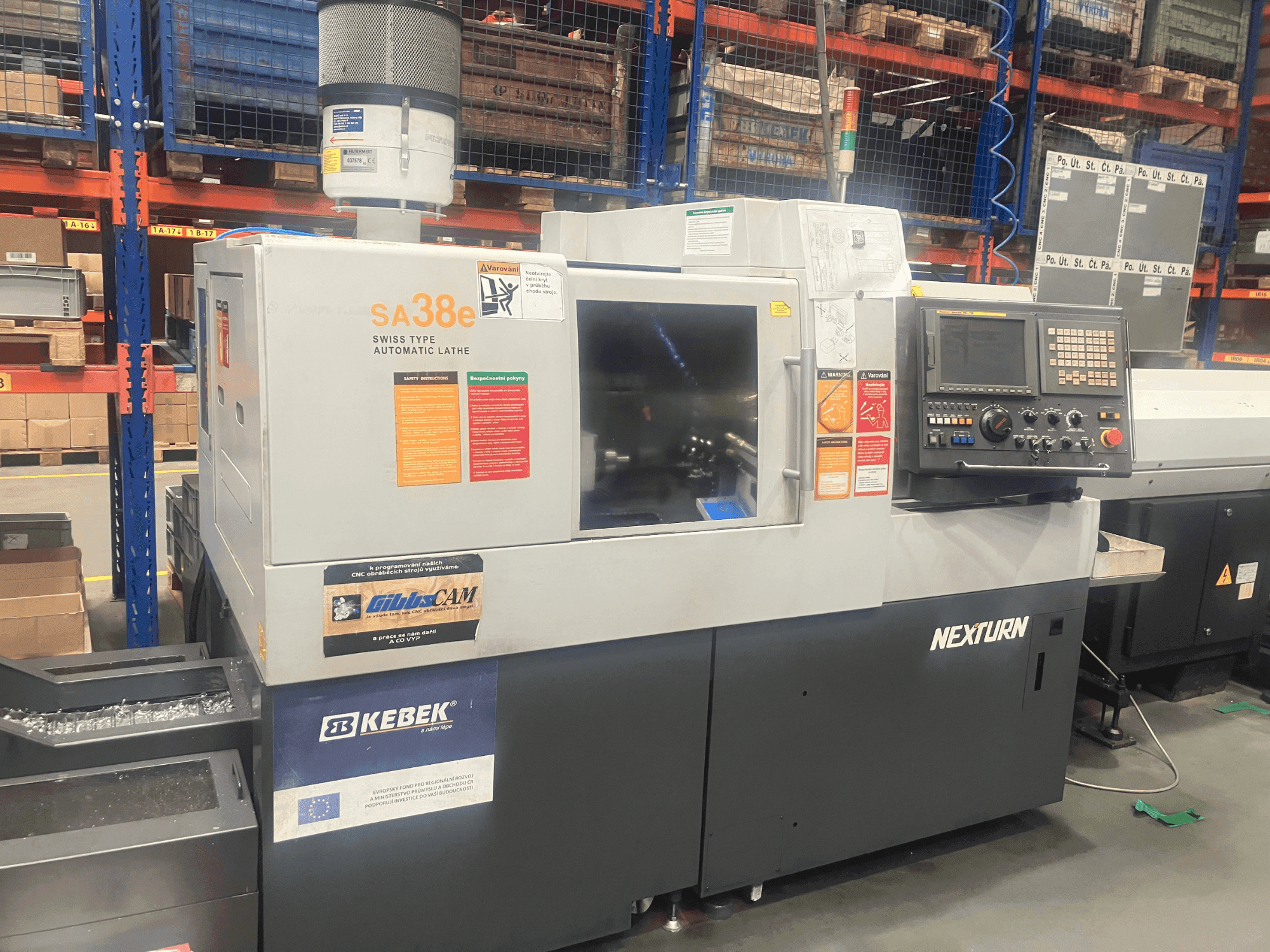 Koneen Nexturn SA-38e etunäkymä