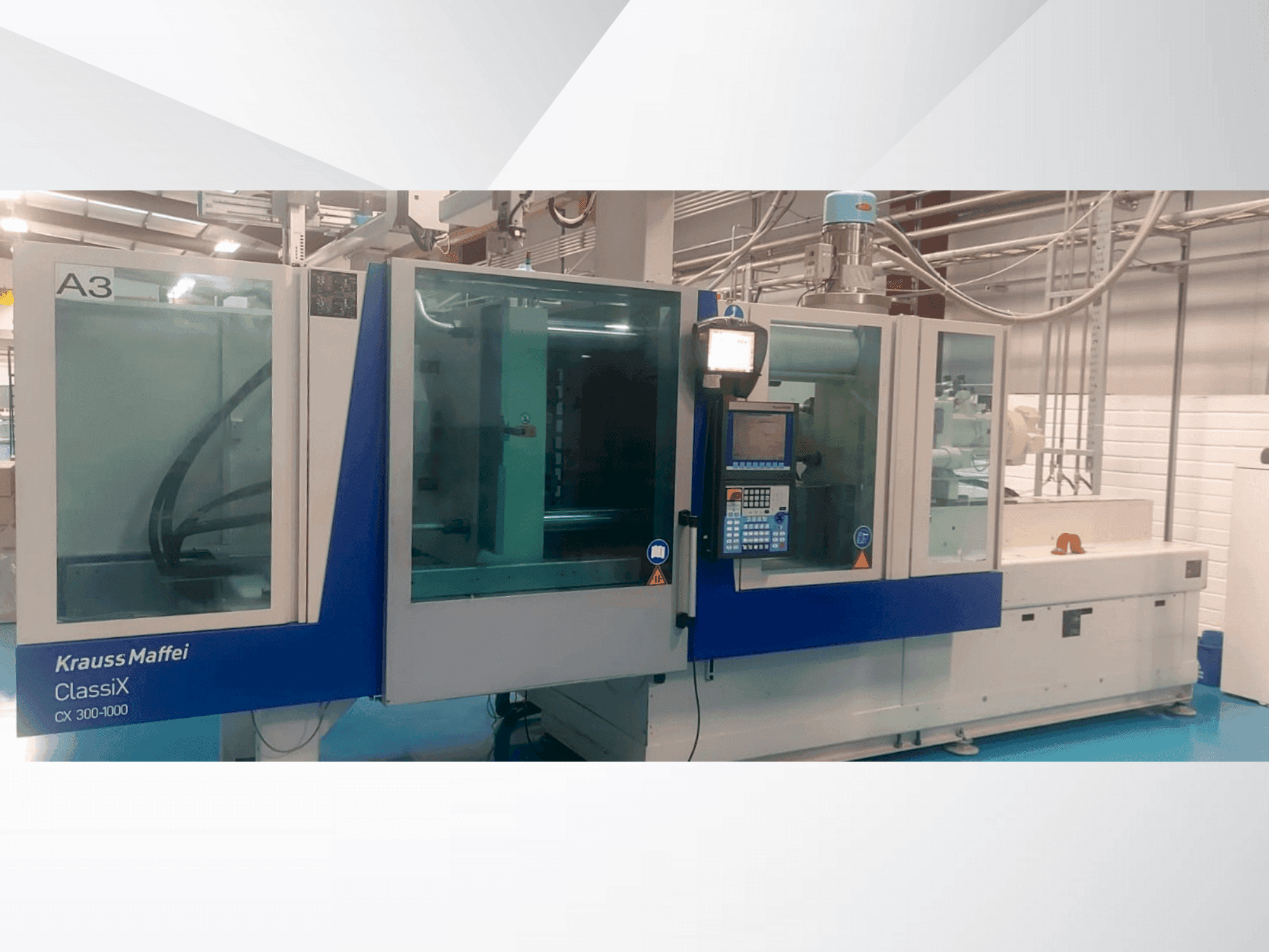 Koneen  Krauss Maffei ClassiX 300-1000 CX etunäkymä