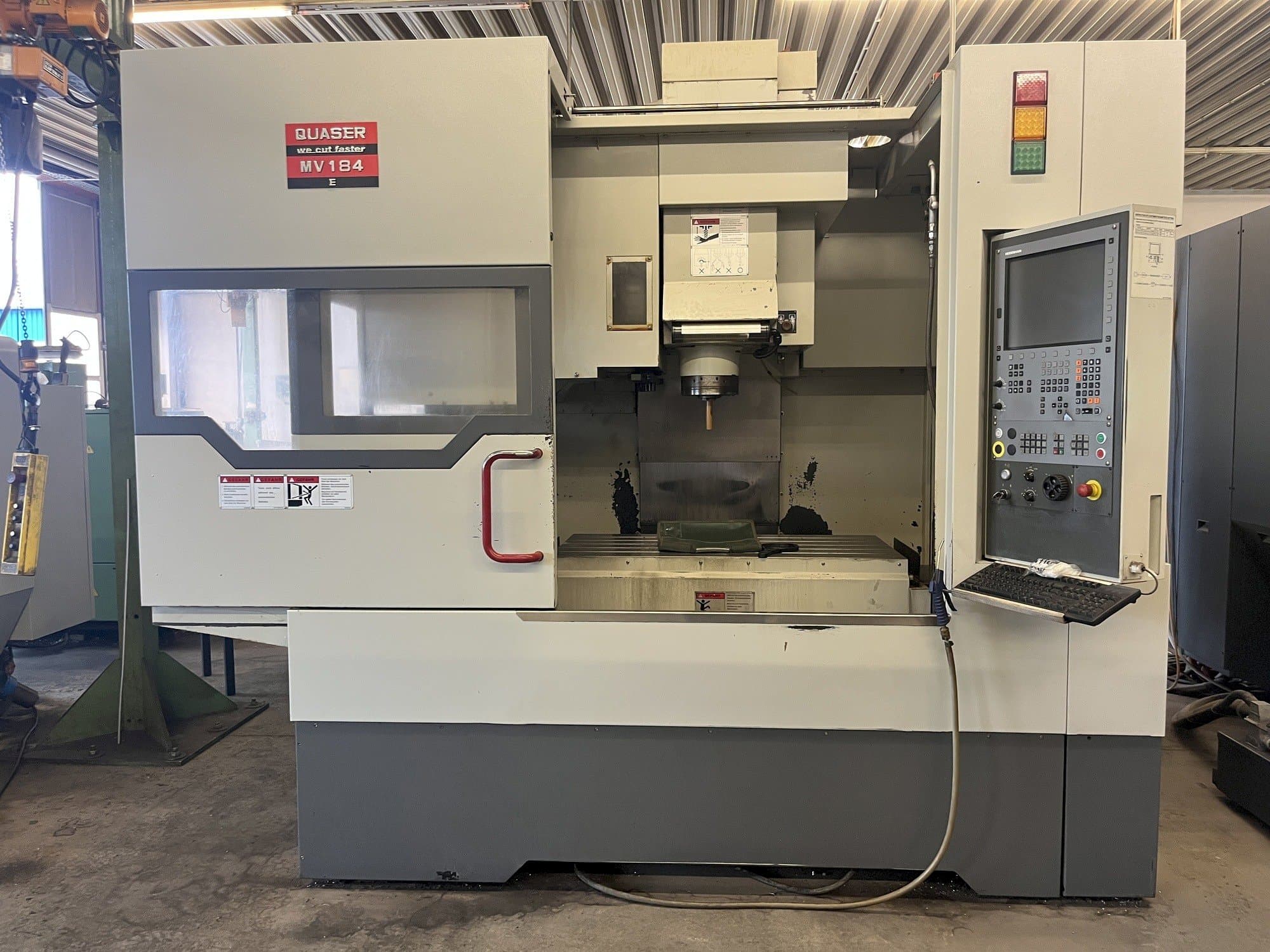 Koneen Quaser MV 184E etunäkymä