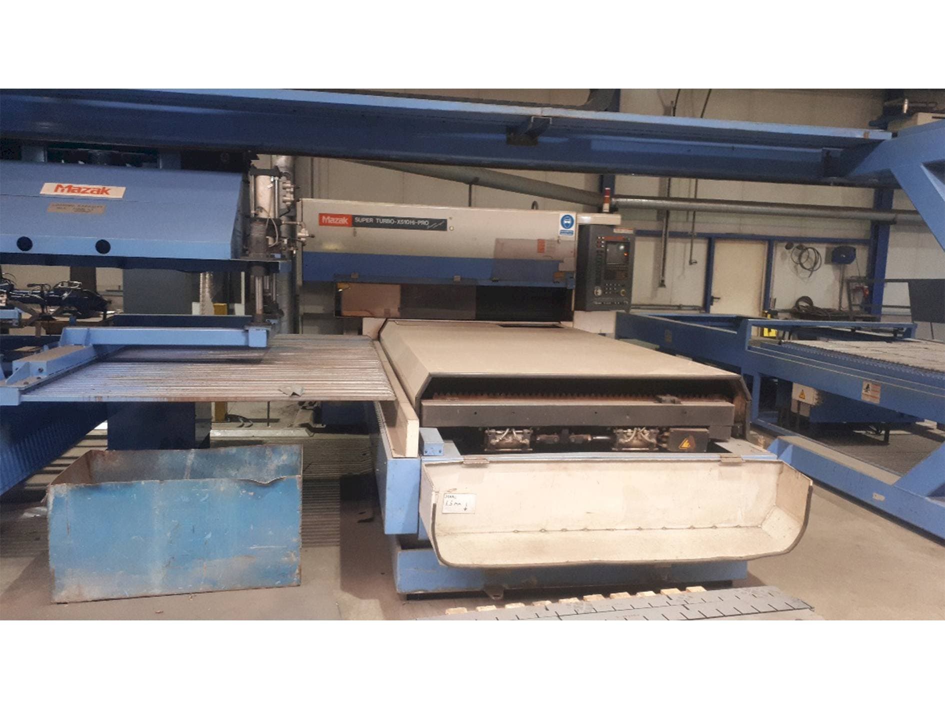 Koneen Mazak Super Turbo X510 HI-Pro etunäkymä