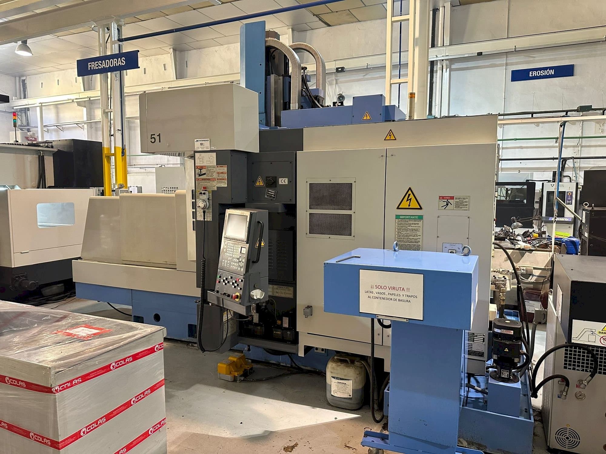 Koneen  Mazak FJV-35/60 etunäkymä