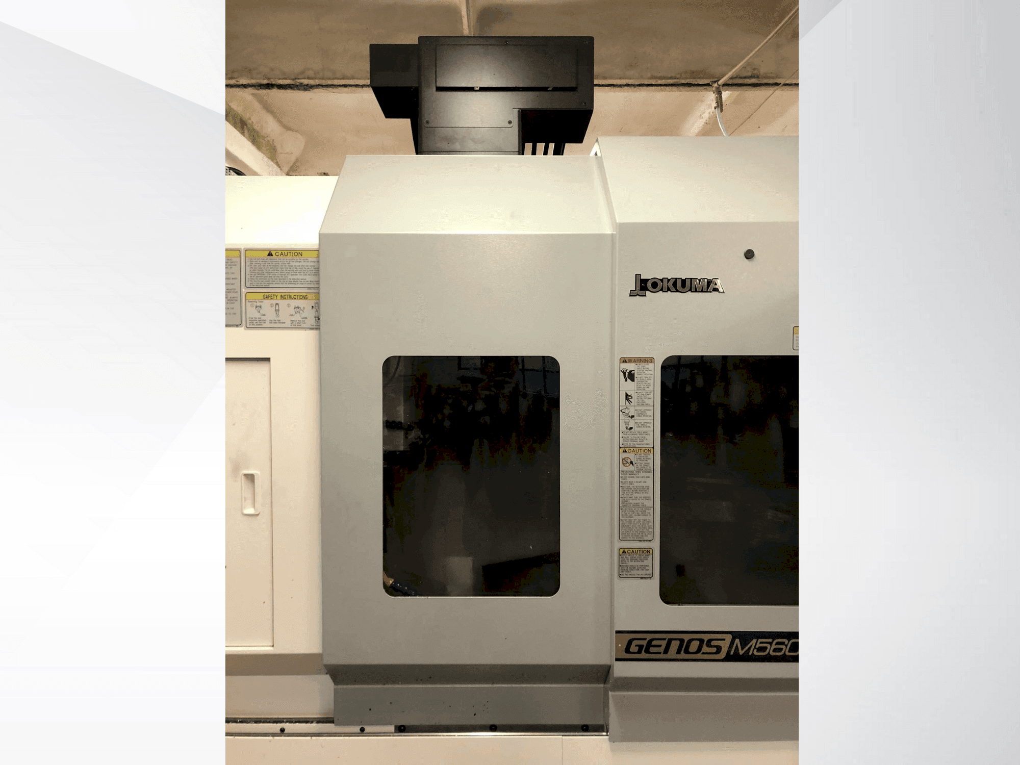 Koneen Okuma Genos M569 –V8 etunäkymä