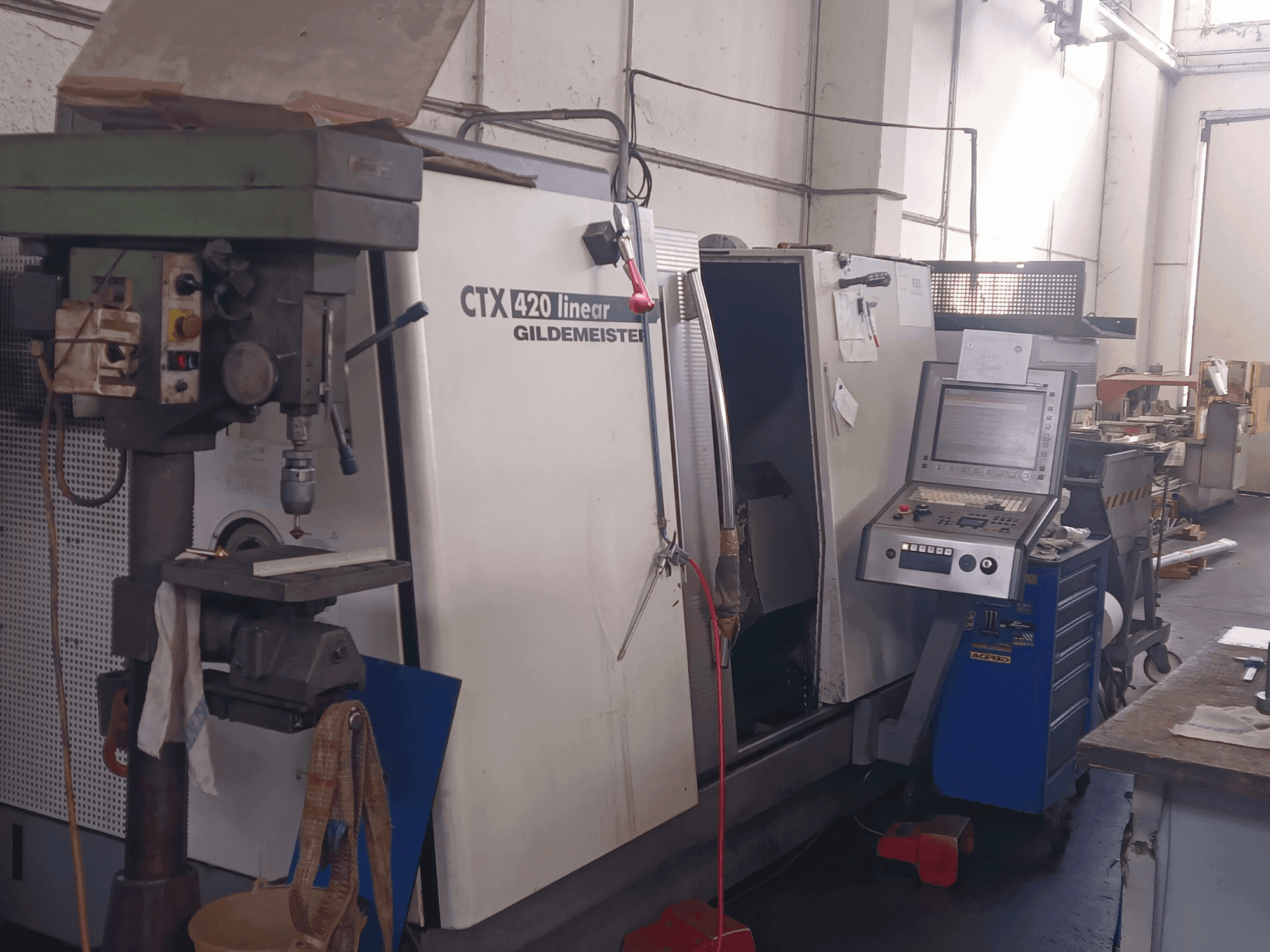 Koneen Gildemeister CTX 420 Linear etunäkymä