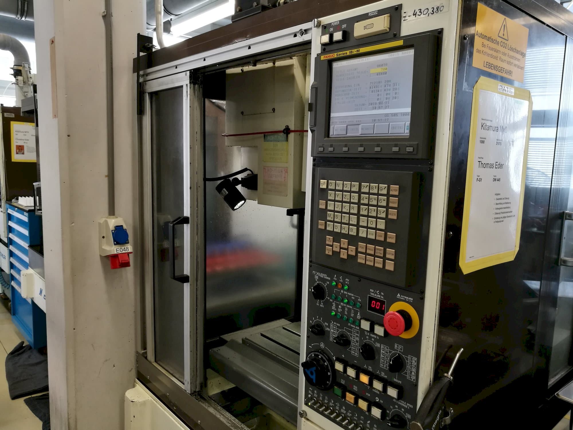 Koneen  Kitamura Mycenter-0 etunäkymä