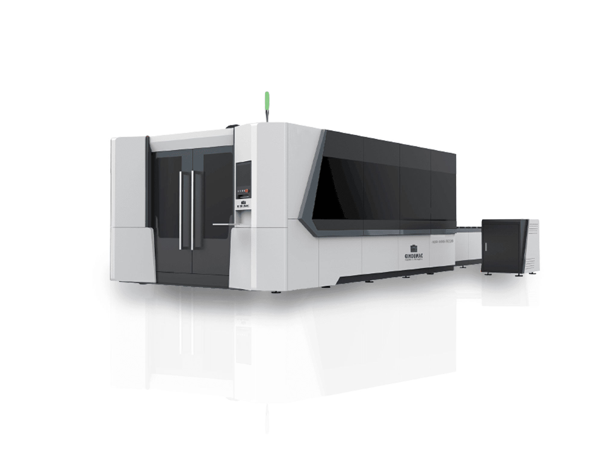 Koneen  GINDUMAC oikea näkymä EDGE 3015-1500SF