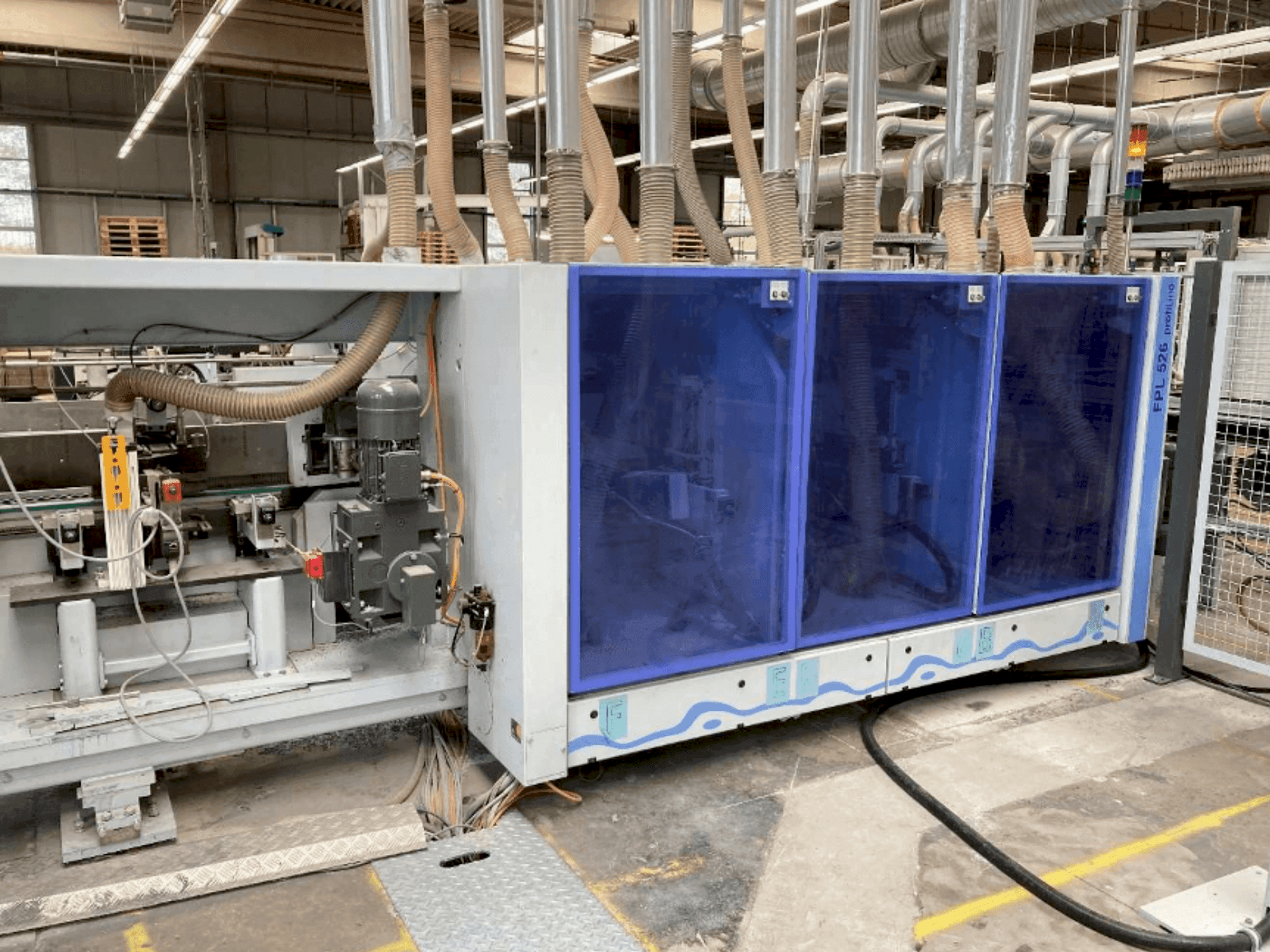 Koneen HOMAG PROFI FPL 525/6/04/PW/V LVT Profiling System etunäkymä