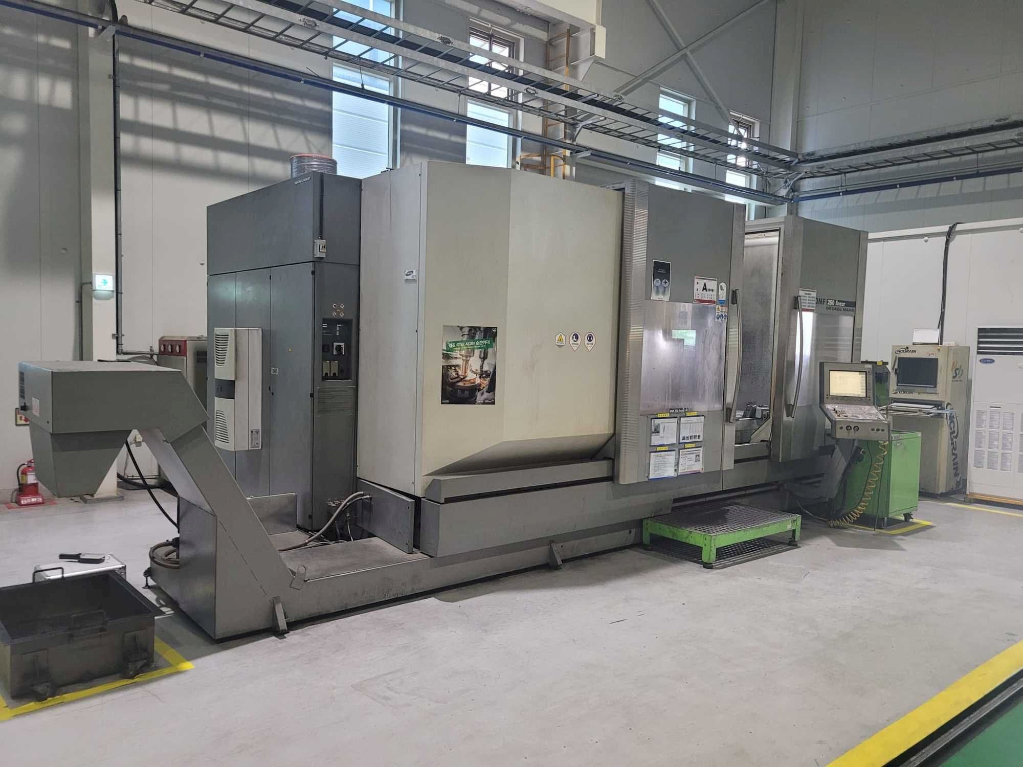 Koneen DECKEL MAHO DMF 250 linear vasemman sivun näkymä