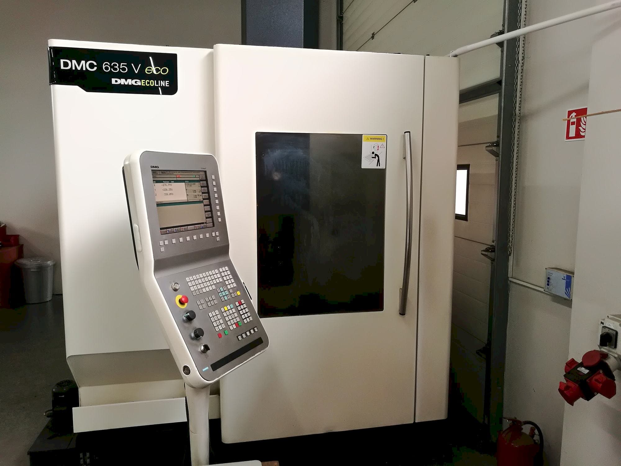 Koneen DMG DMC 635 V Eco etunäkymä