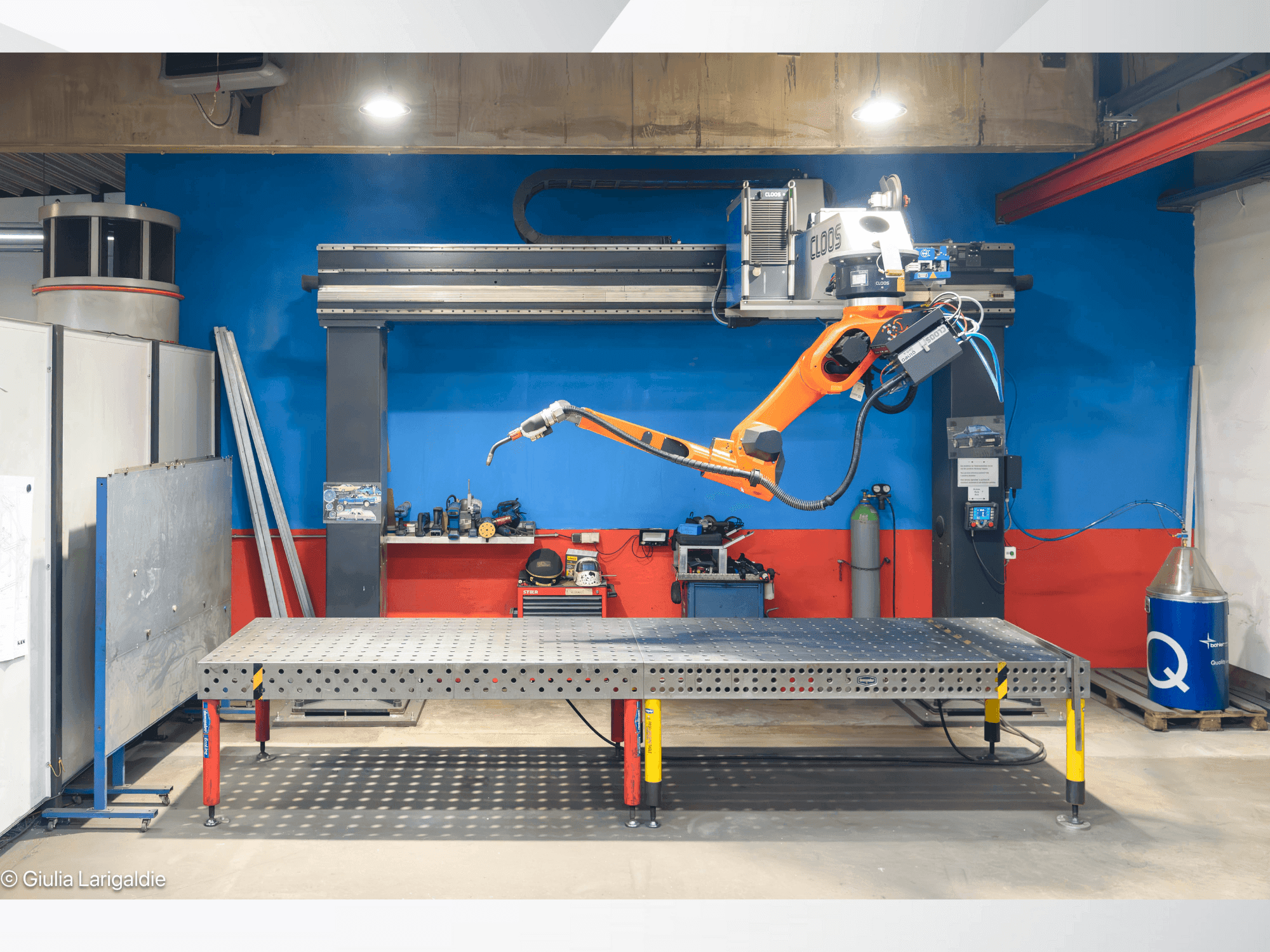 Koneen CLOOS Instant pro IRPS etunäkymä