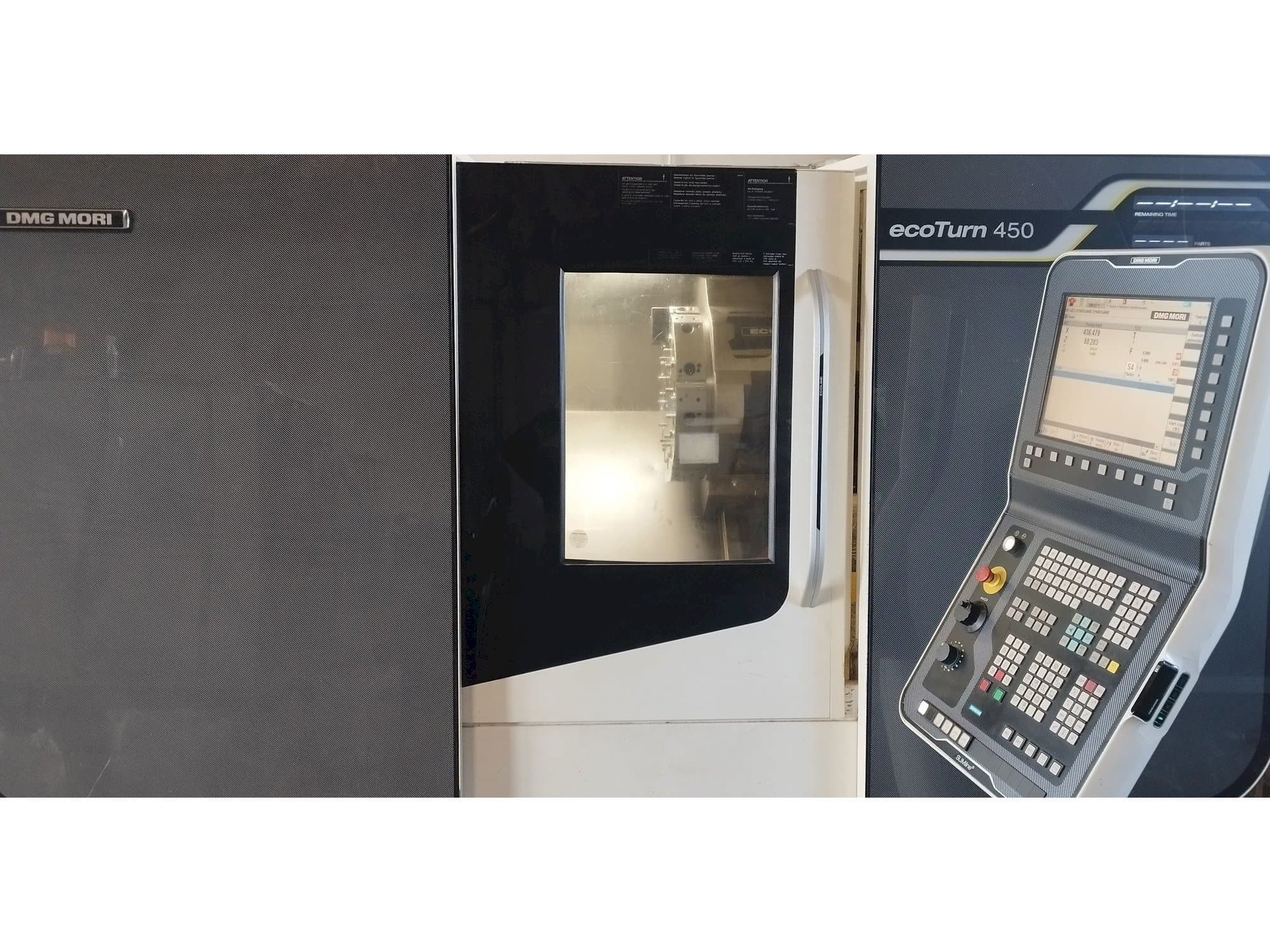 Koneen DMG MORI EcoTurn 450 etunäkymä