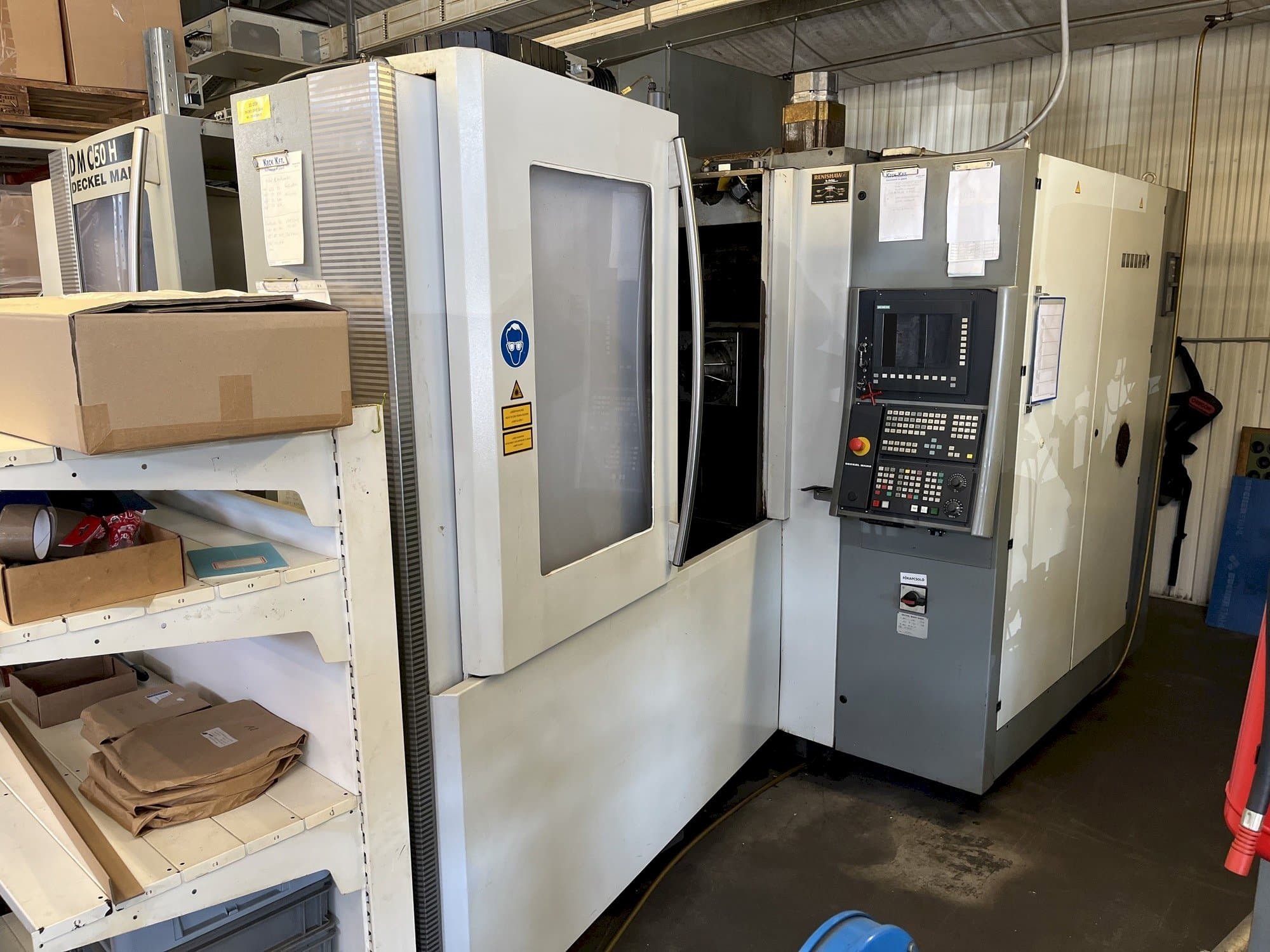 Koneen  DMG MORI DMC 50H etunäkymä