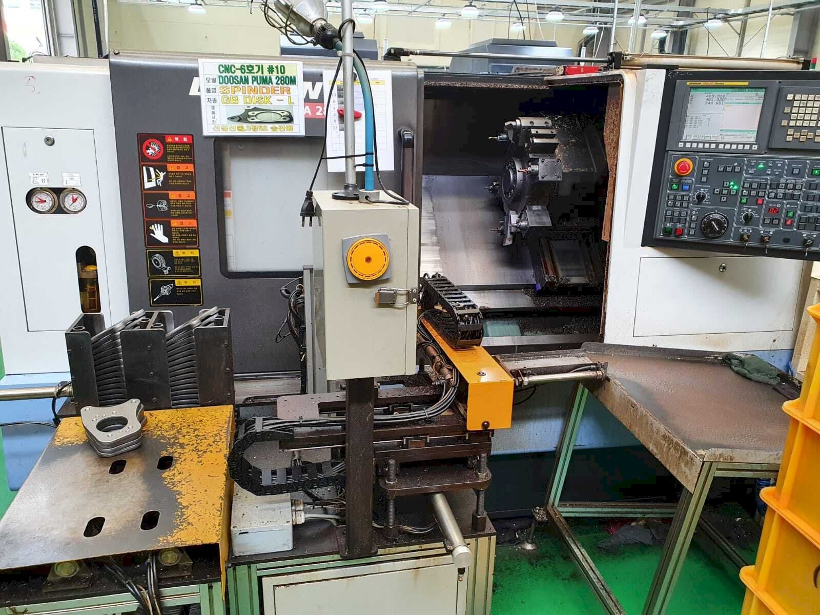 Koneen Doosan Puma 280M etunäkymä