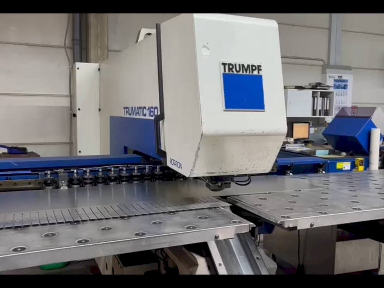 Koneen Trumpf Trumatic 160 etunäkymä
