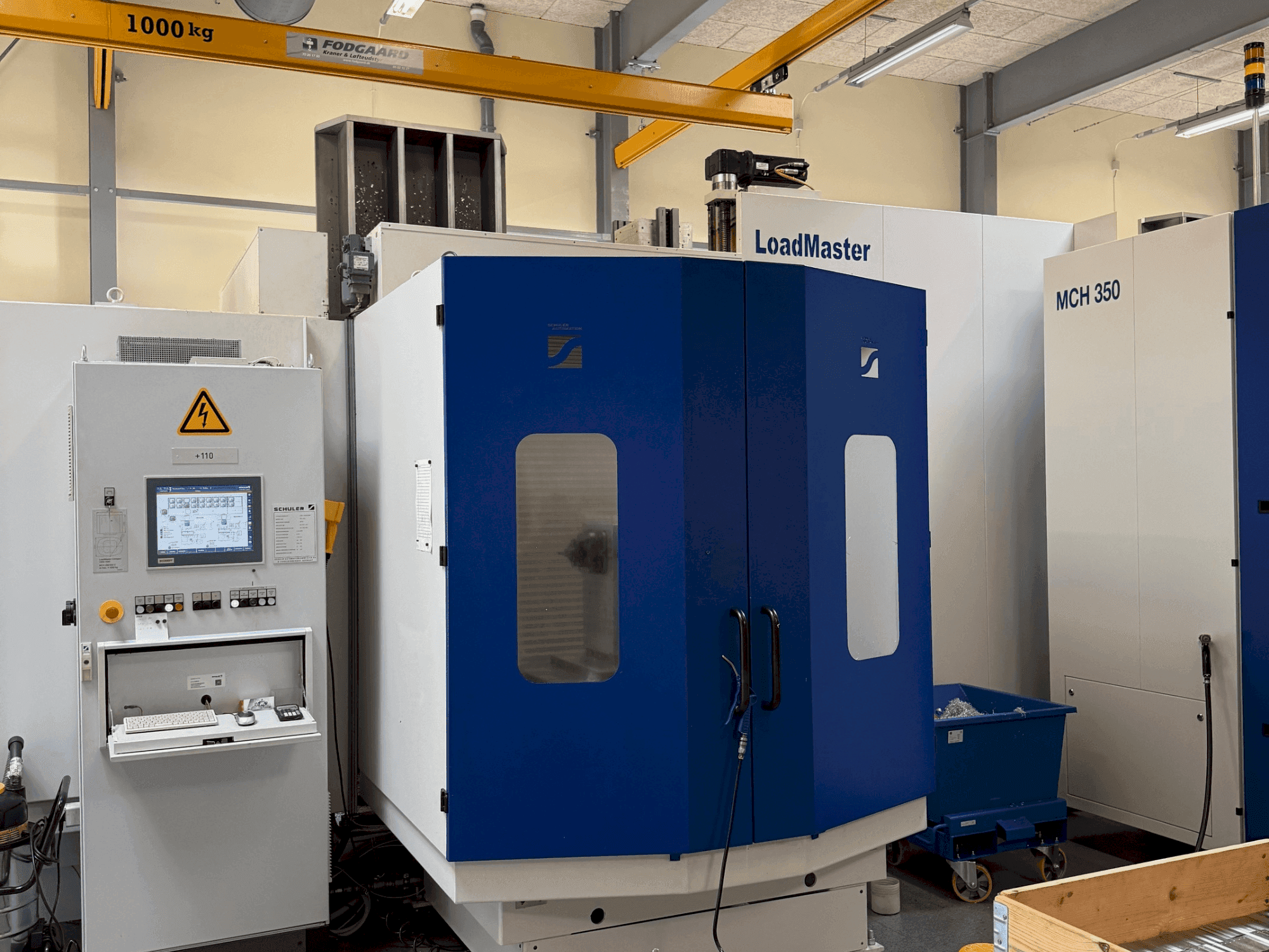 Koneen HELLER MCH 300 + MCH 300 C + 22 pallet system etunäkymä