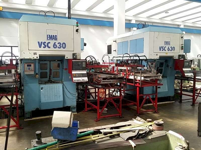 Koneen EMAG VSC 630 vasemman sivun näkymä