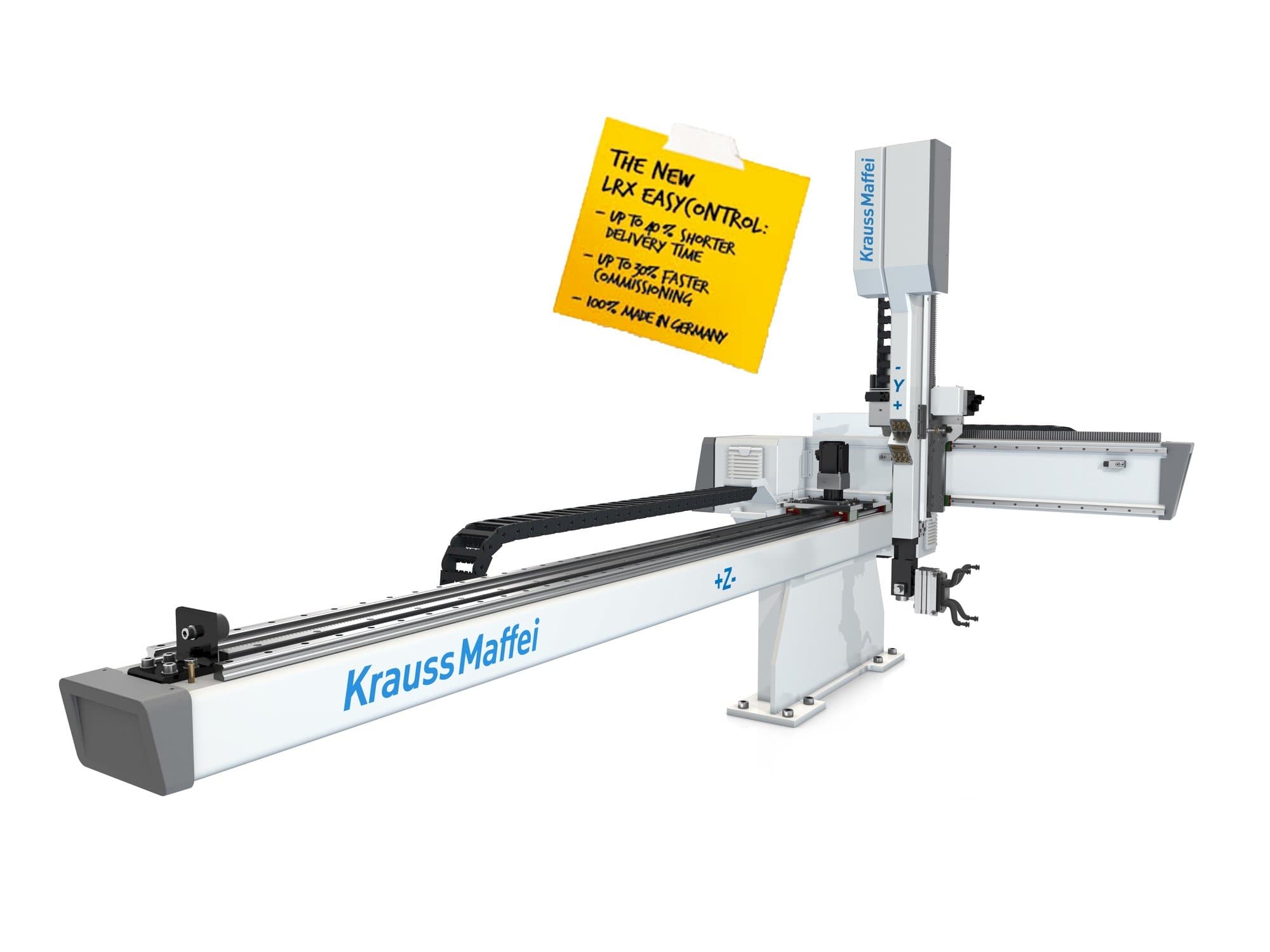 Koneen  Krauss Maffei LRX EasyControl 50 etunäkymä