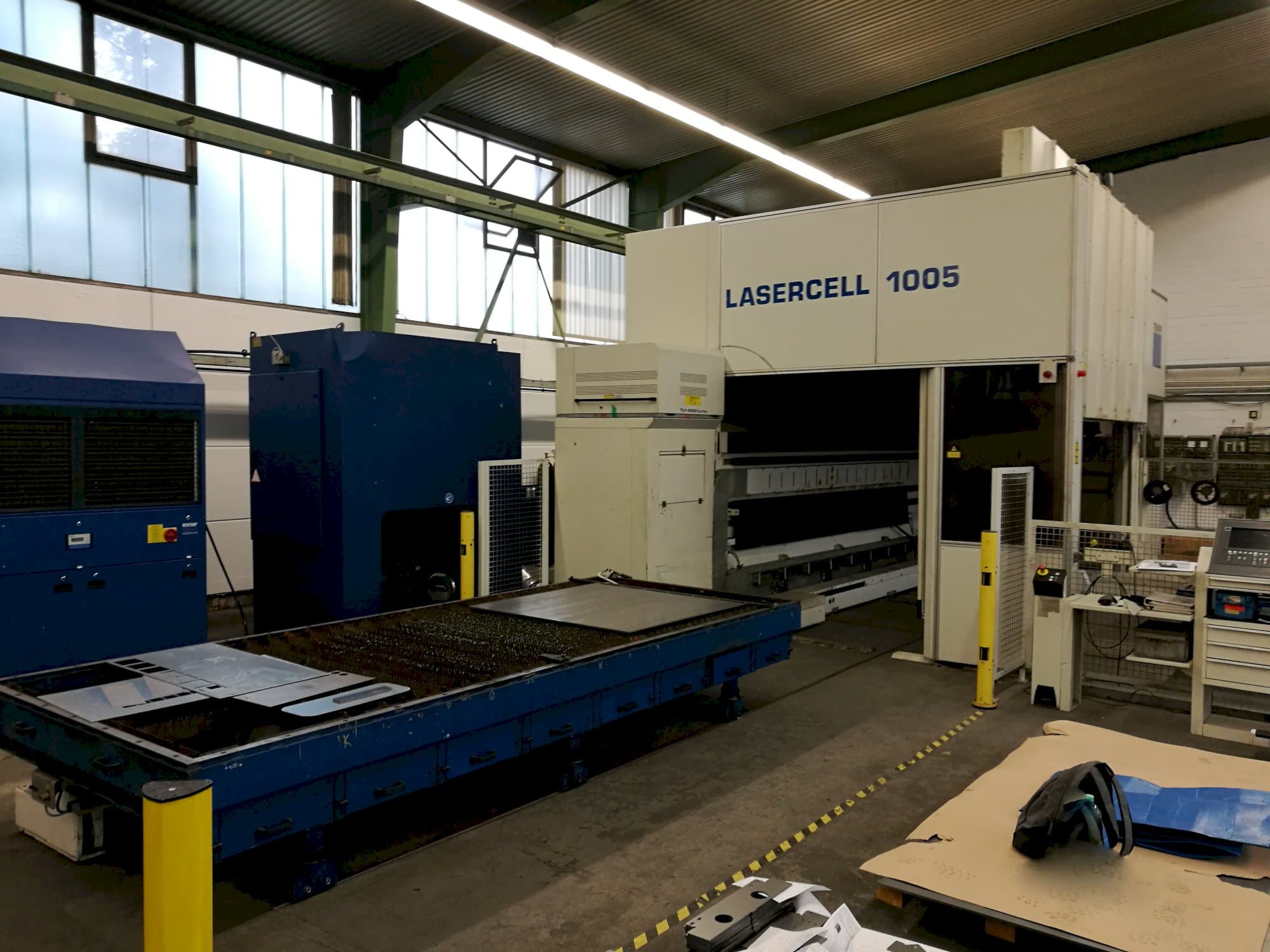 Koneen Trumpf vasen näkymä Lasercell TLC 1005