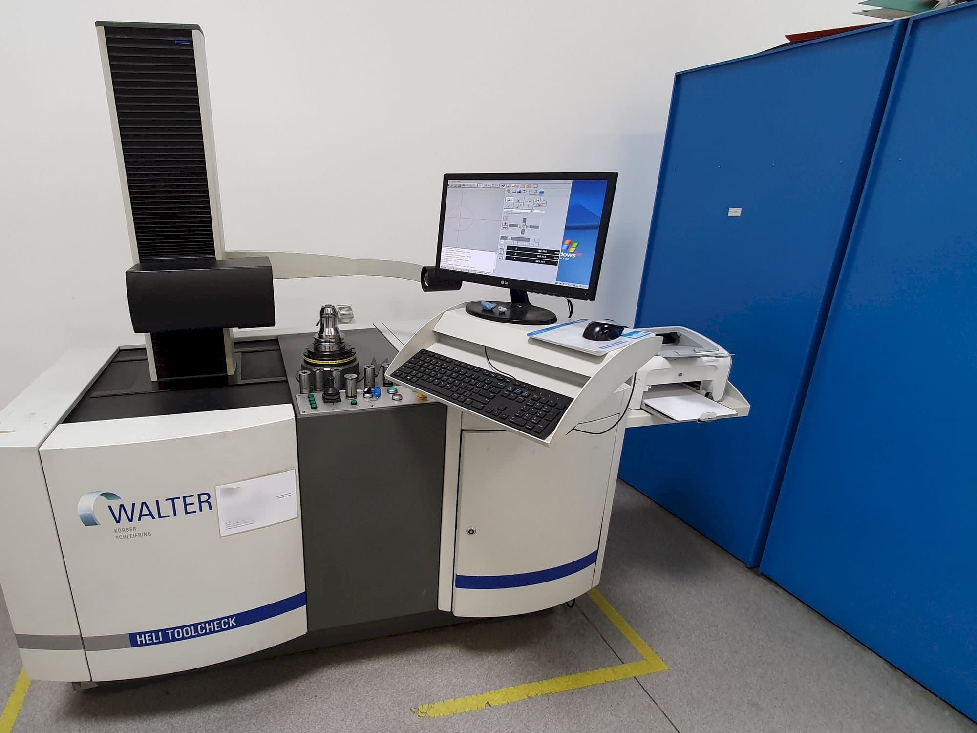 Koneen Walter Heli Toolcheck 3C etunäkymä