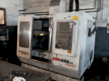 Koneen Bridgeport CMV600 22 digital etunäkymä