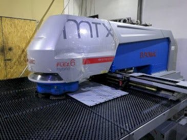 Koneen  Euromac MTX Flex 6 etunäkymä