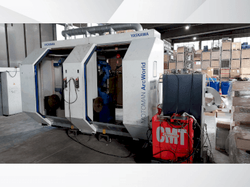 Koneen Yaskawa Motoman ArcWorld etunäkymä