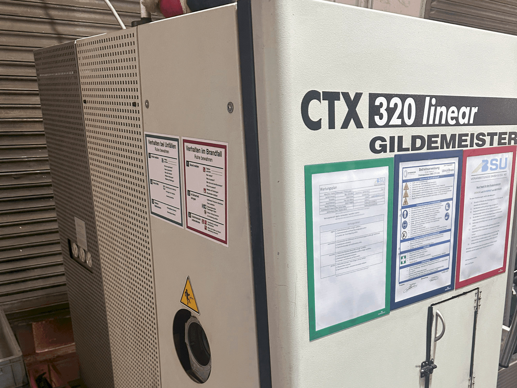 Koneen DMG CTX 320 Linear V5 etunäkymä