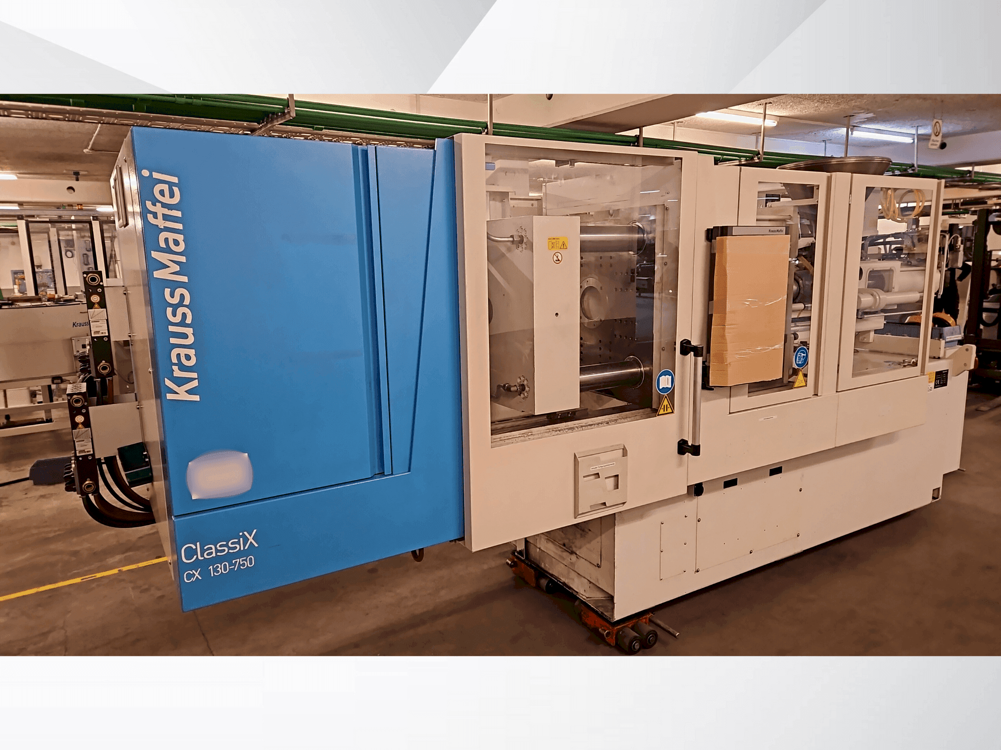Koneen Krauss Maffei 130-750 CX etunäkymä