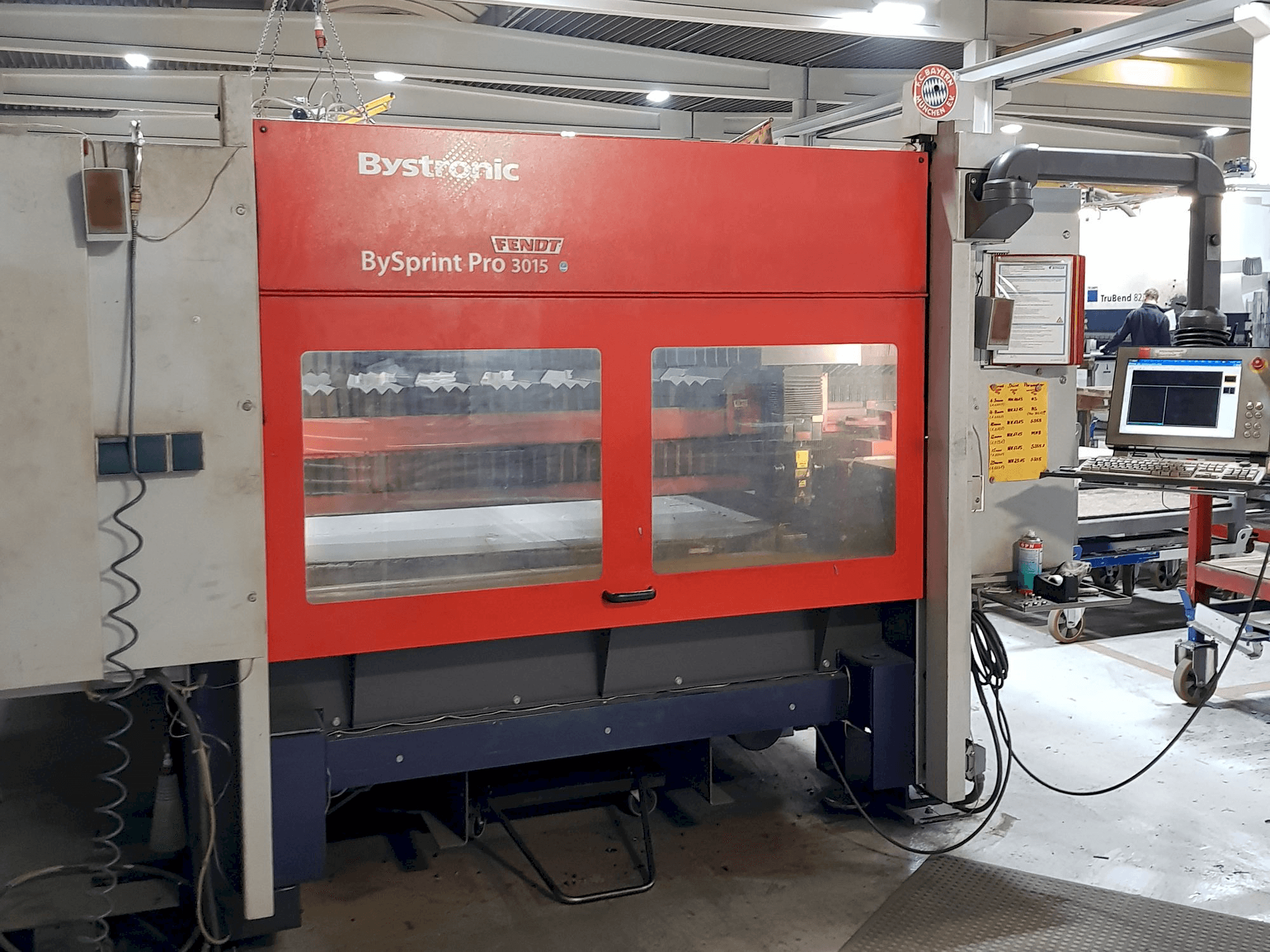 Koneen Bystronic etunäkymä BySprint Pro 3015