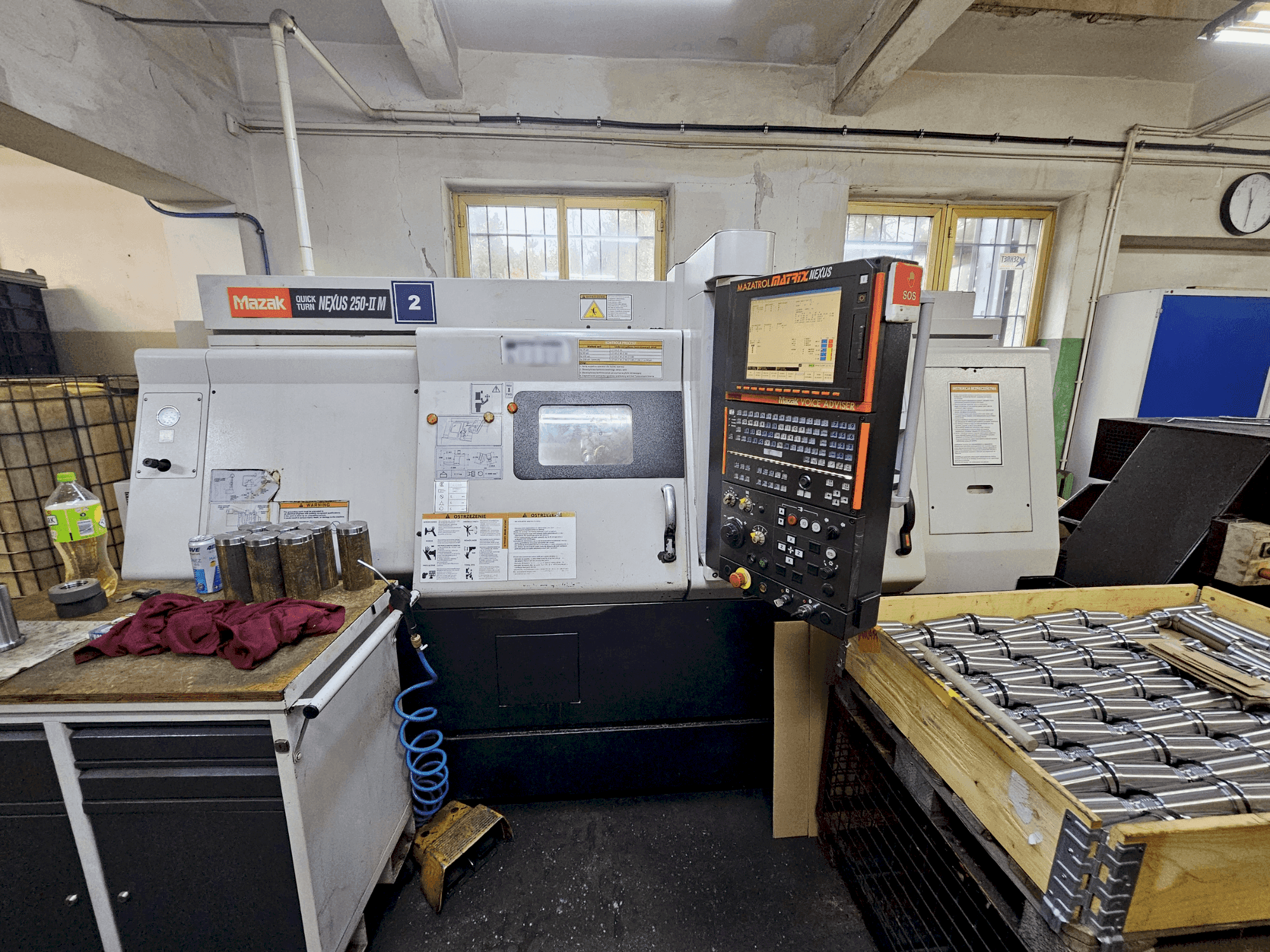 Koneen Mazak QUICKTURN NEXUS 250-II M etunäkymä