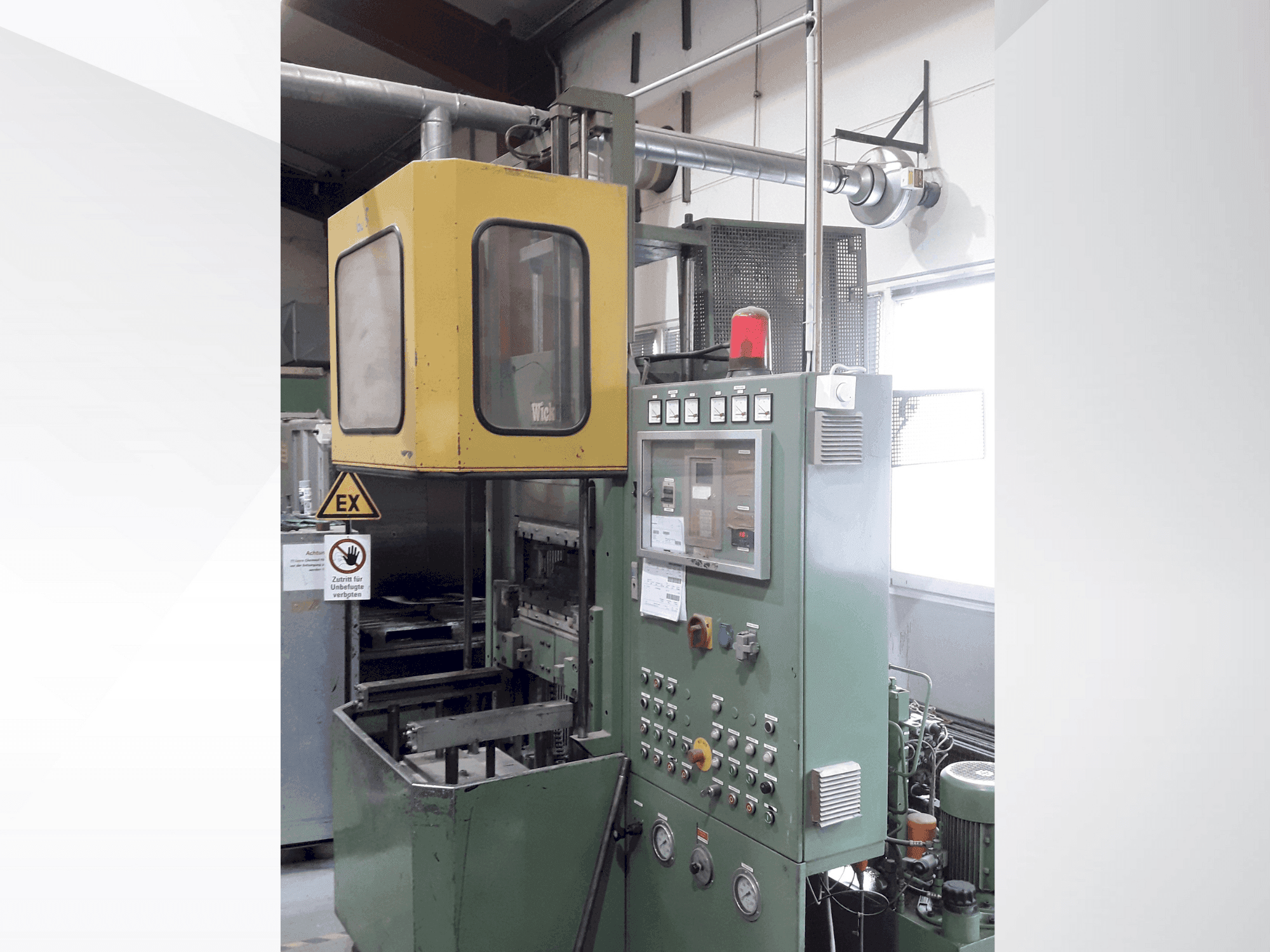 Koneen WICKERT WKP 2000/5/5 etunäkymä