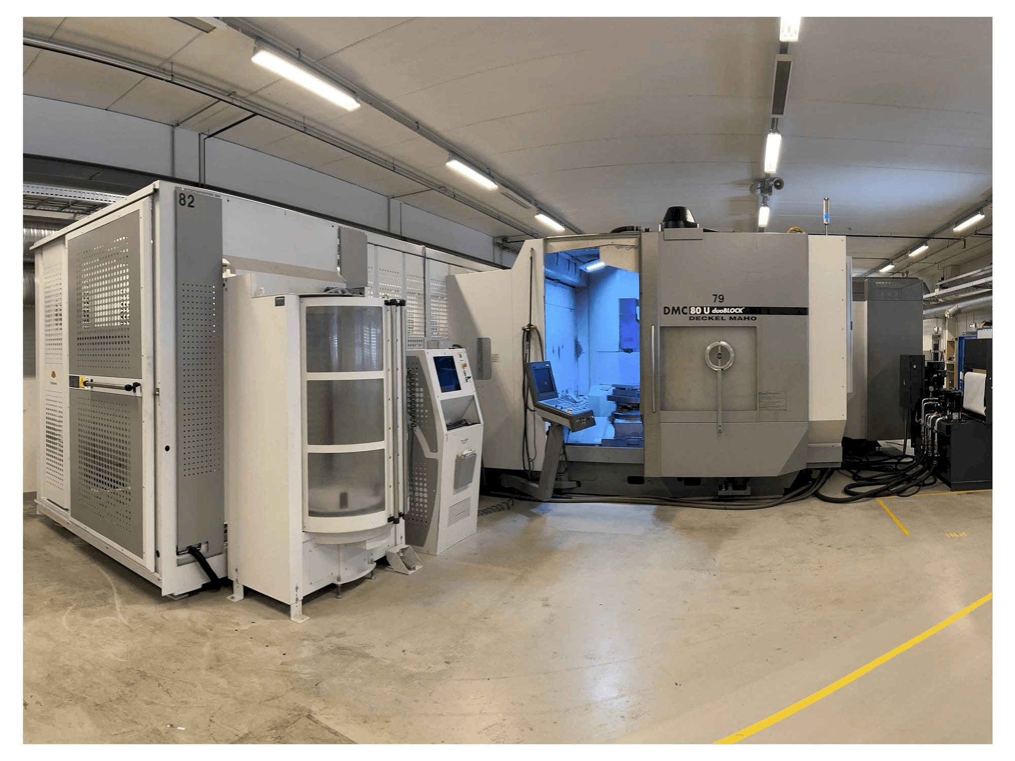 Koneen DMG DMC 80 U duoBLOCK etunäkymä