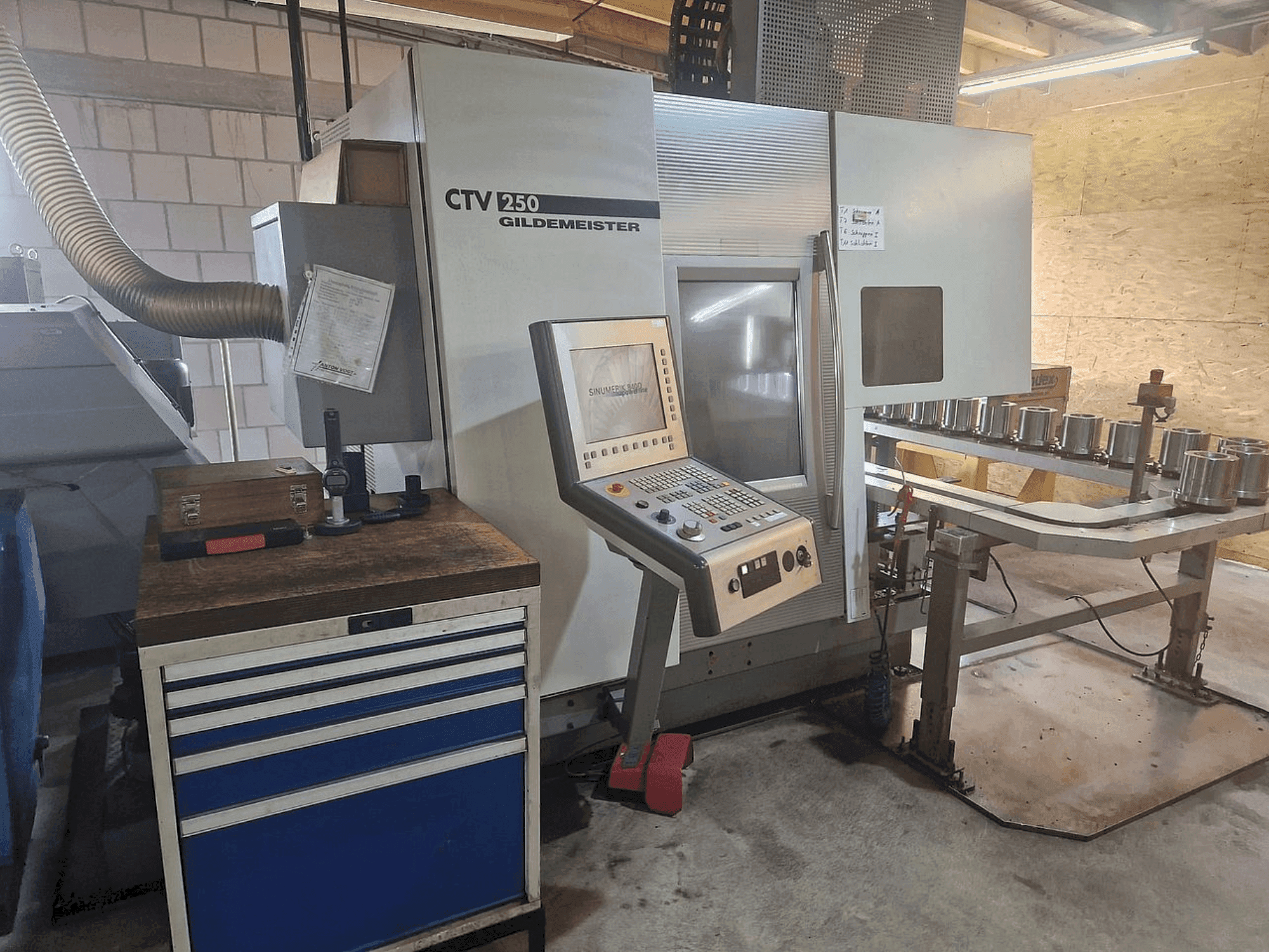 Koneen DMG GILDEMEISTER CTV 250 etunäkymä