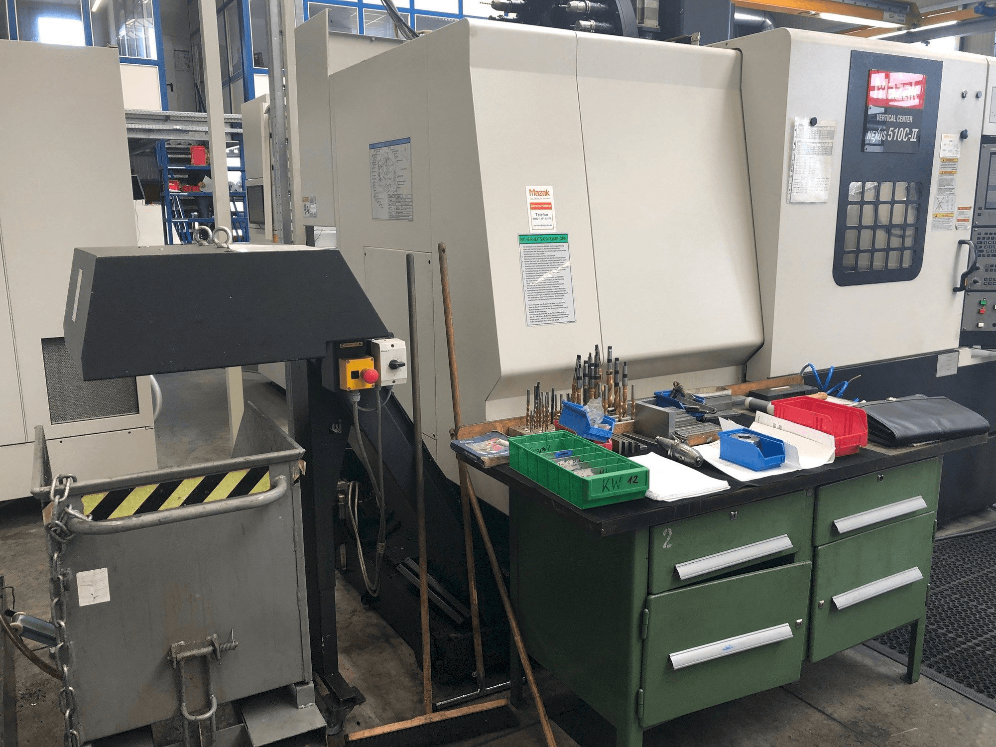 Koneen Mazak Nexus 510C-II etunäkymä