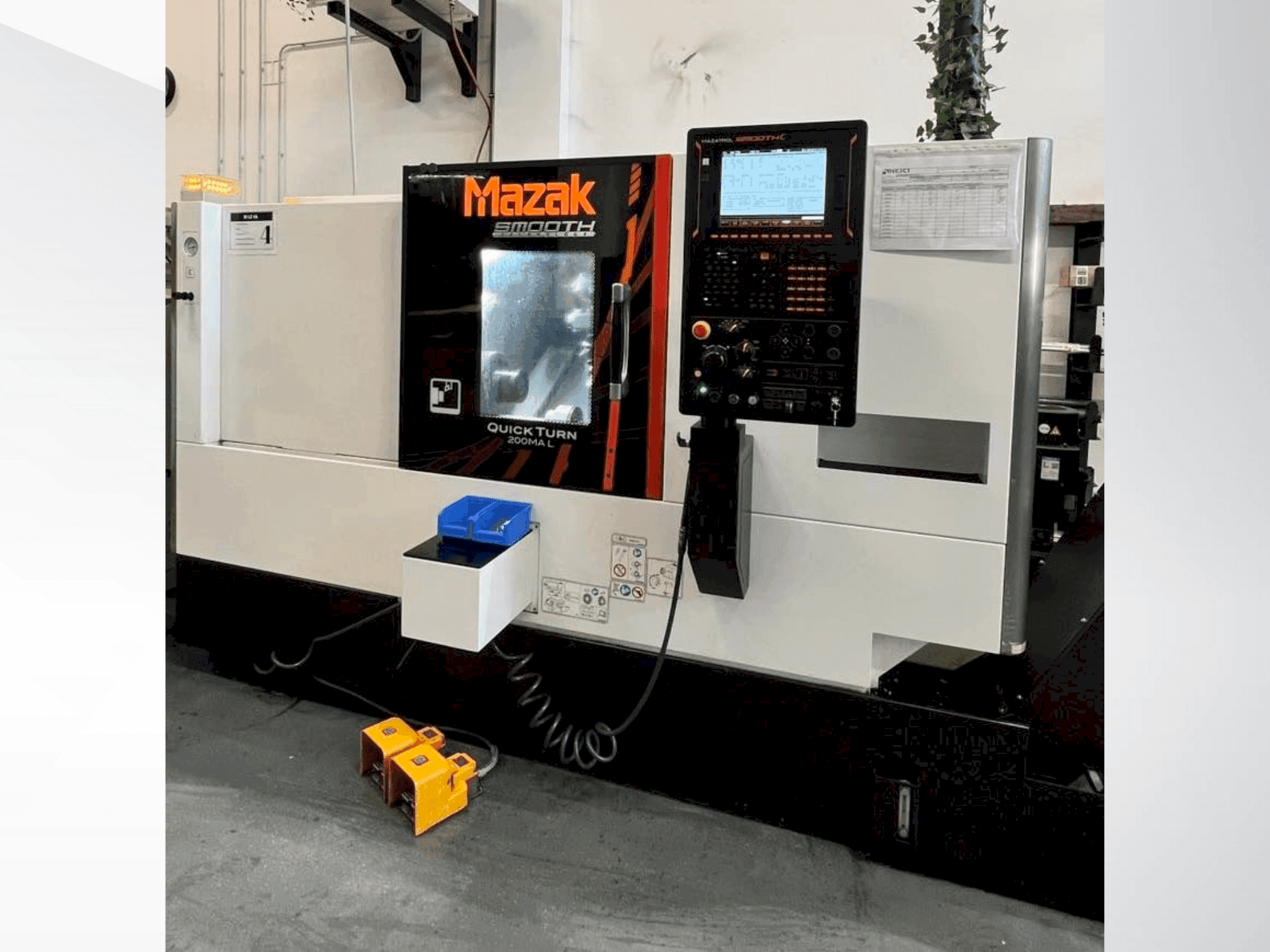 Koneen Mazak Quick Turn 200MA L etunäkymä