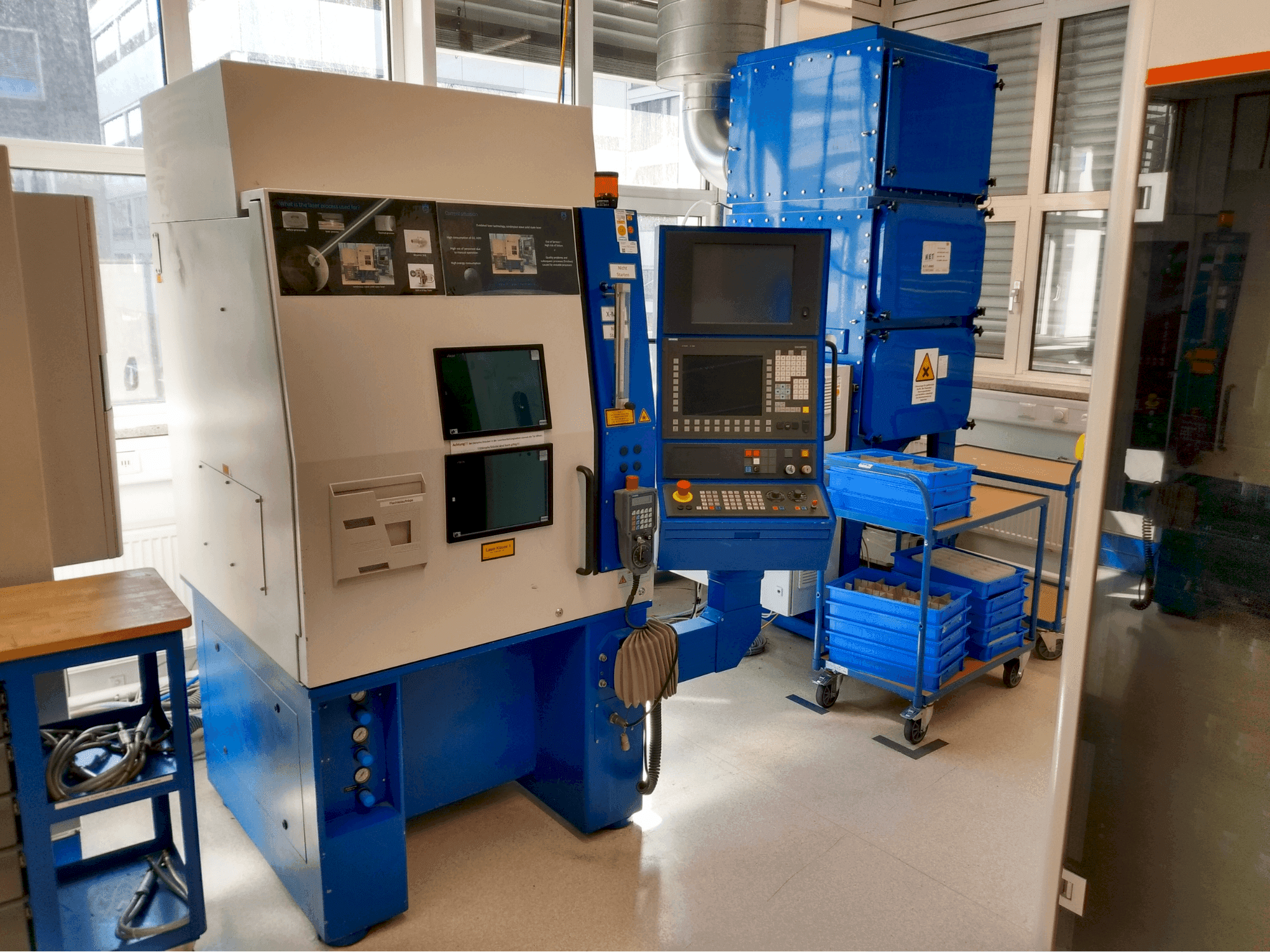 Koneen TRUMPF LASMA 443 etunäkymä