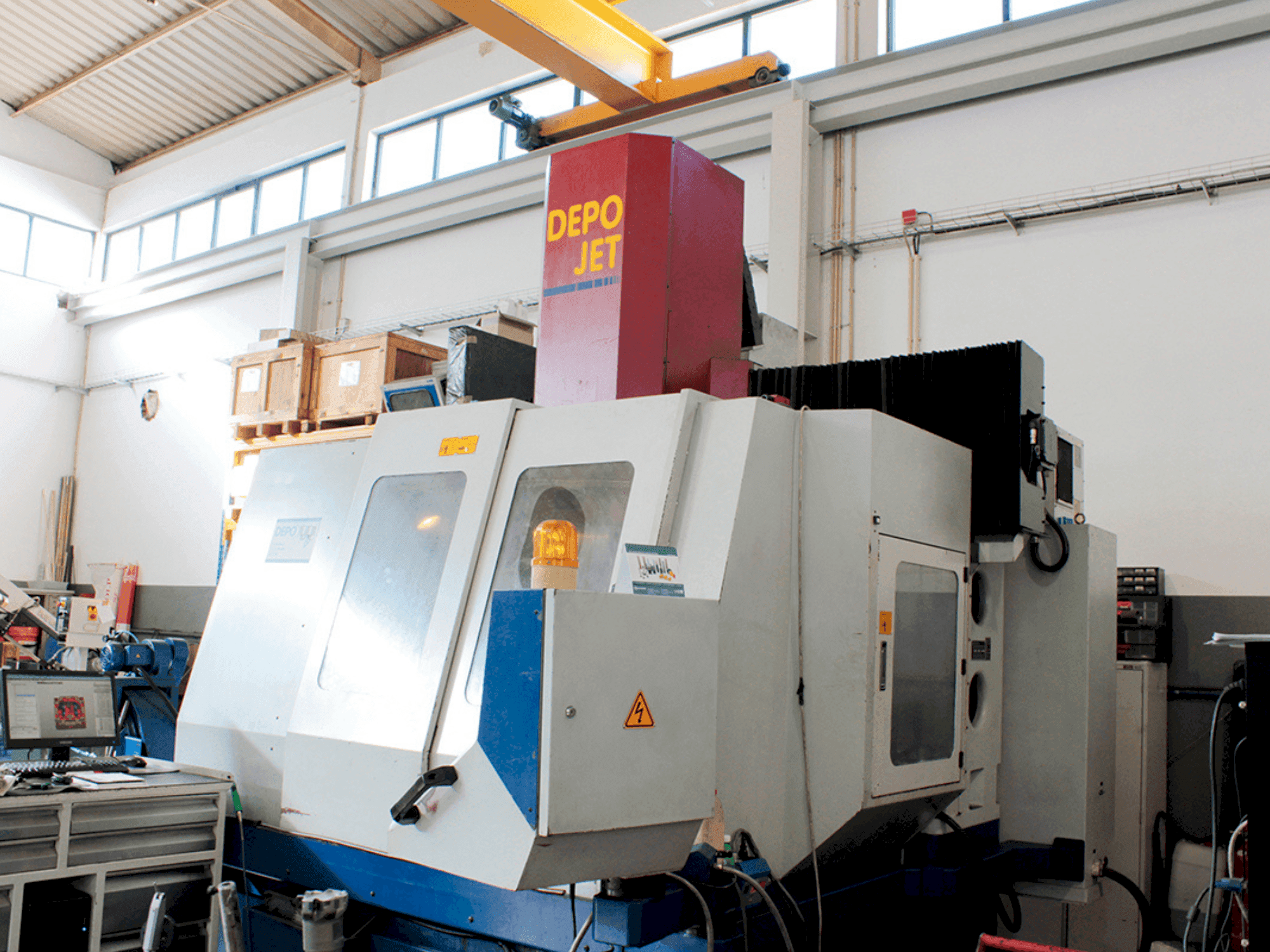 Koneen DEPO Jet etunäkymä